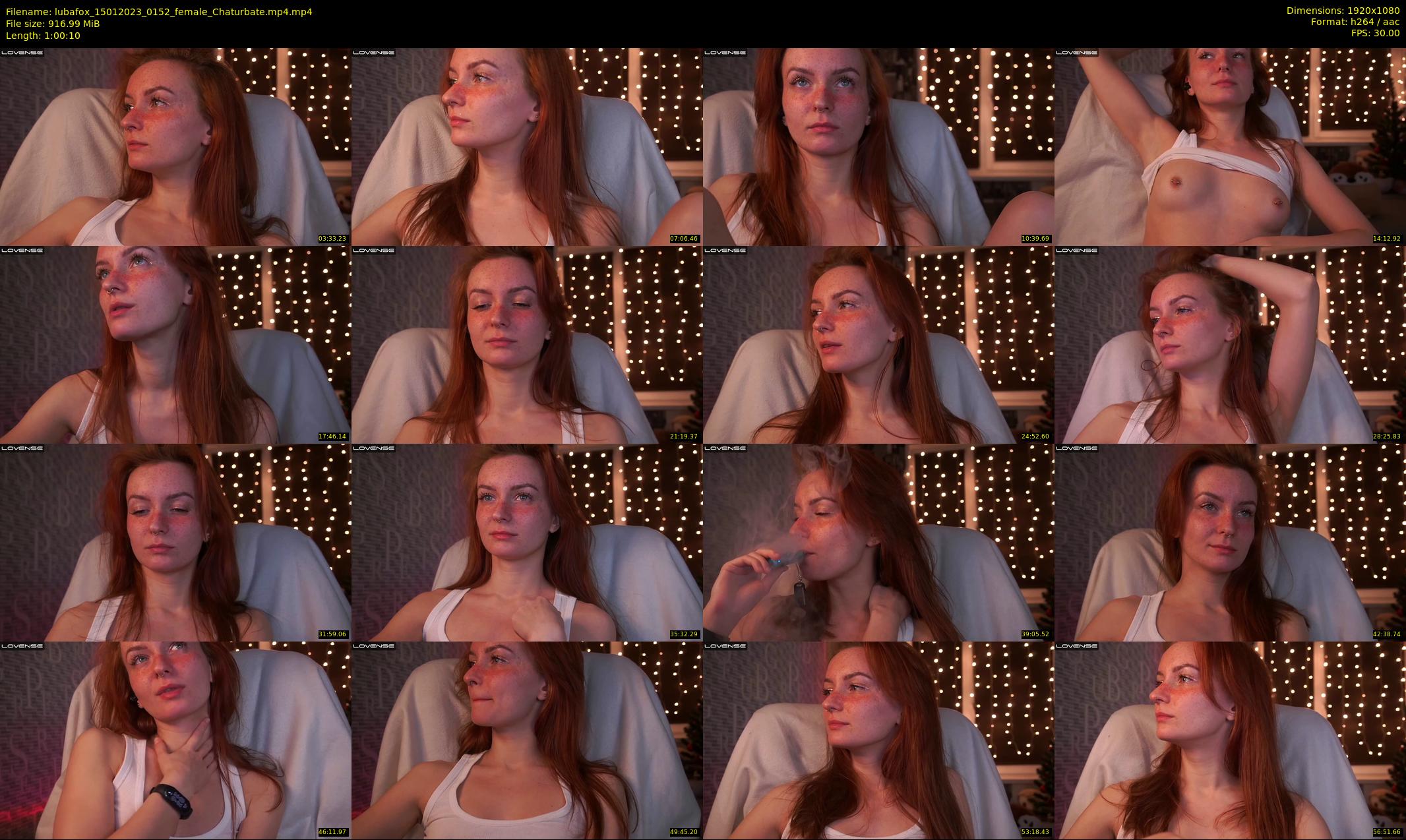 lubafox — 61 minute Chaturbate female cam show recording, 1080p, Jan 15, 2023