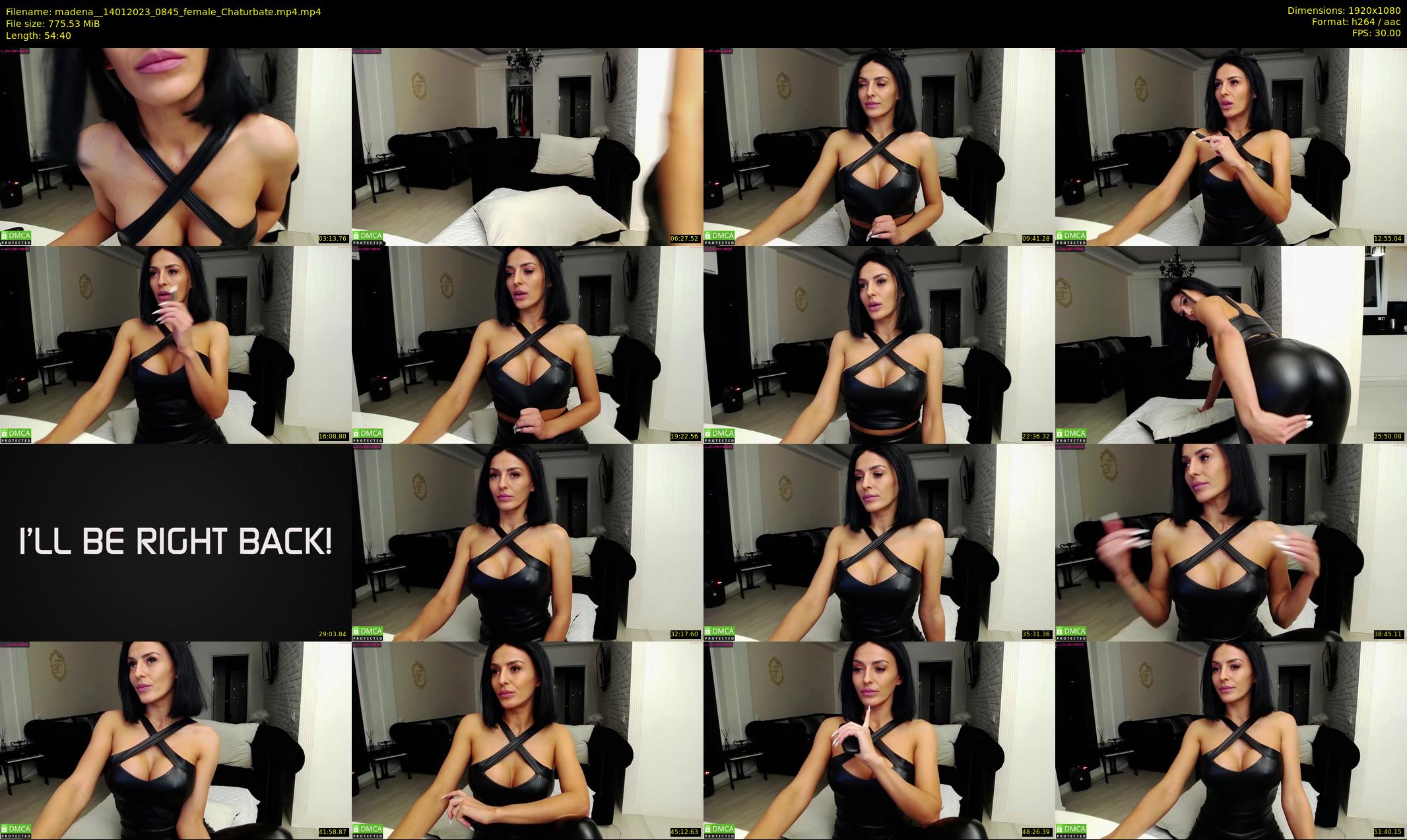 madena_ — 55 minute Chaturbate female cam show recording, 1080p, Jan 14, 2023
