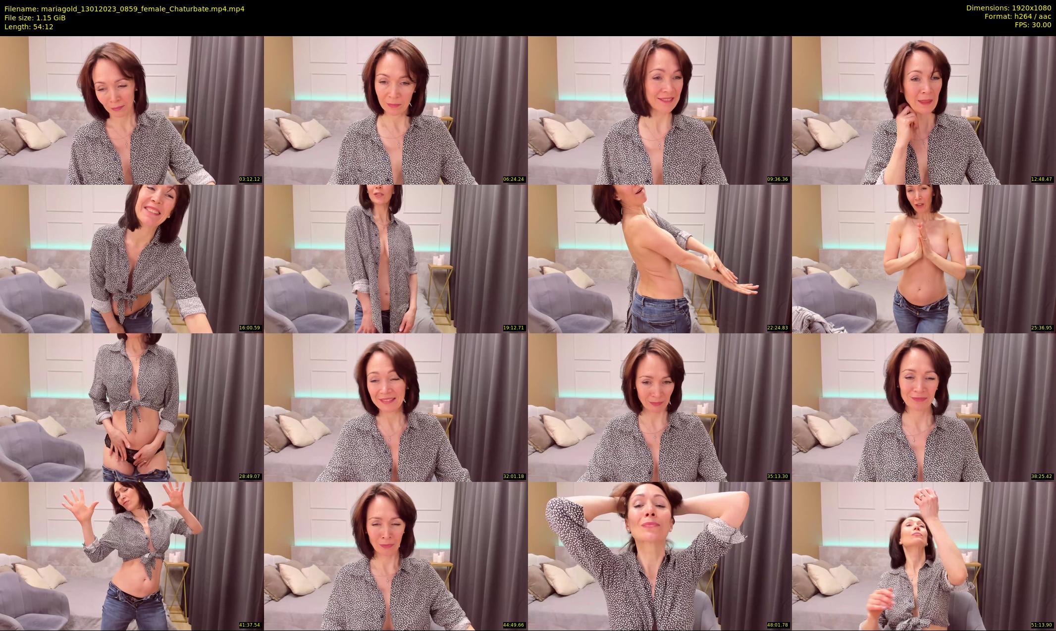 mariagold — 55 minute Chaturbate female cam show recording, 1080p, Jan 13, 2023