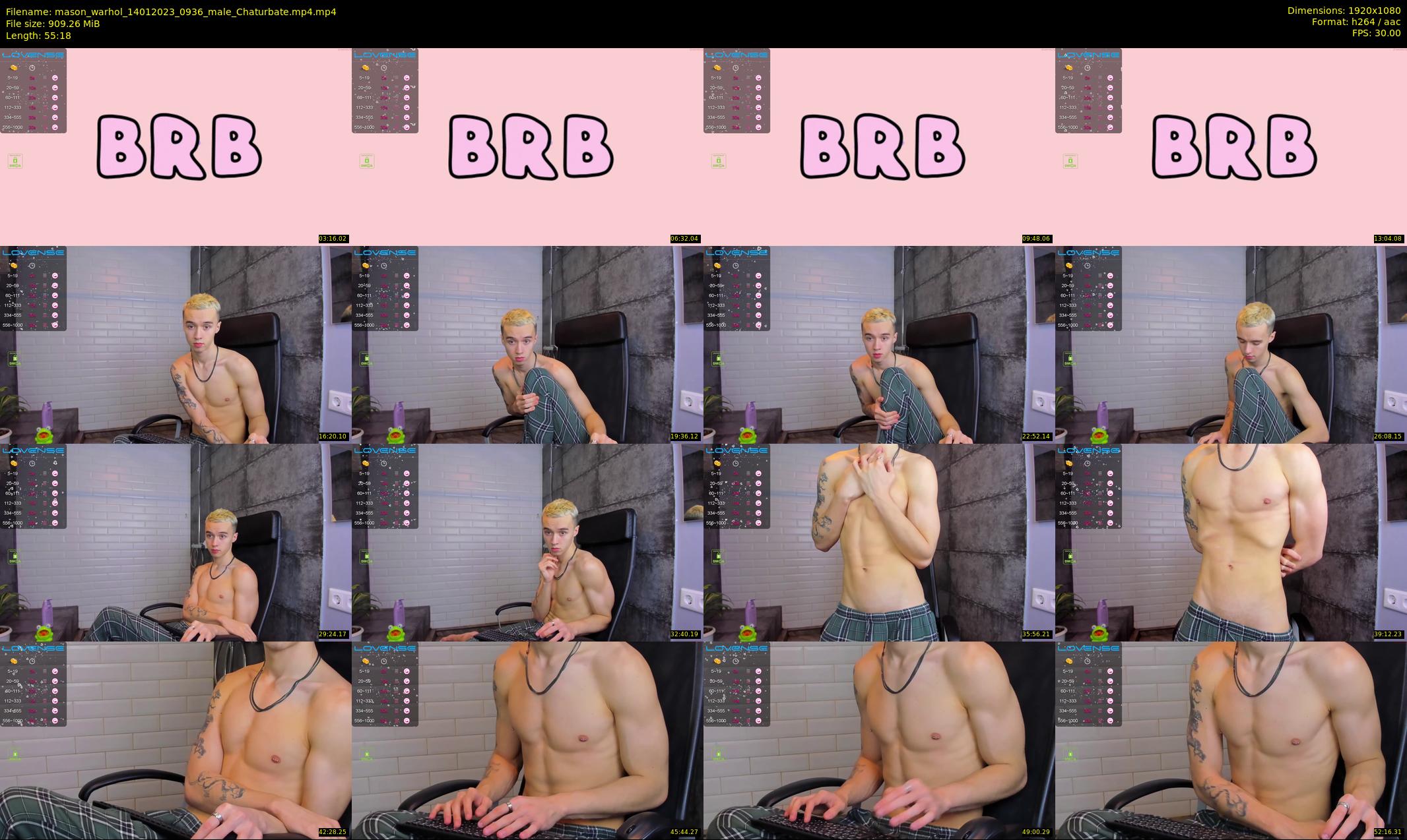mason_warhol — 56 minute Chaturbate male cam show recording, 1080p, Jan 14, 2023