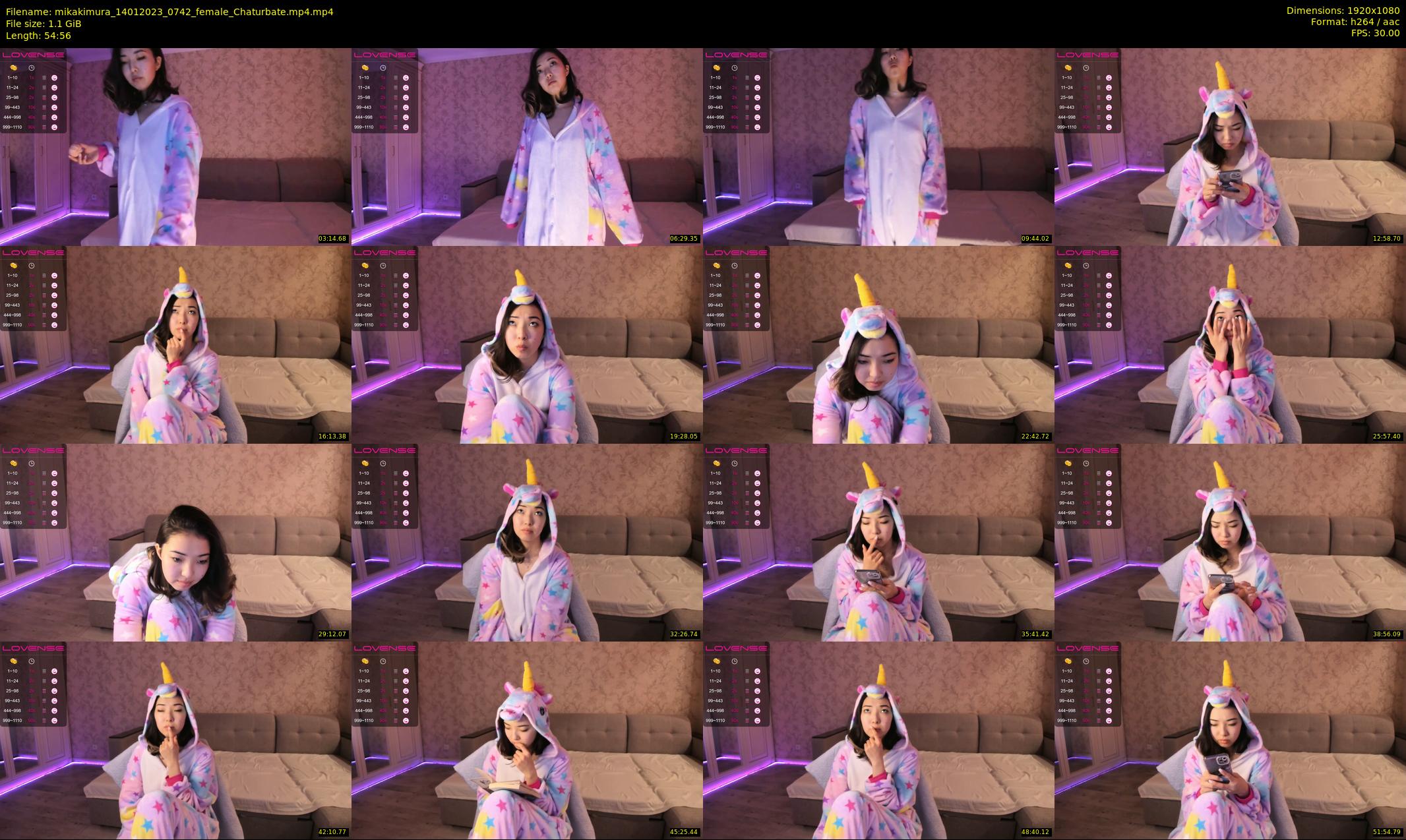 mikakimura — 55 minute Chaturbate female cam show recording, 1080p, Jan 14, 2023