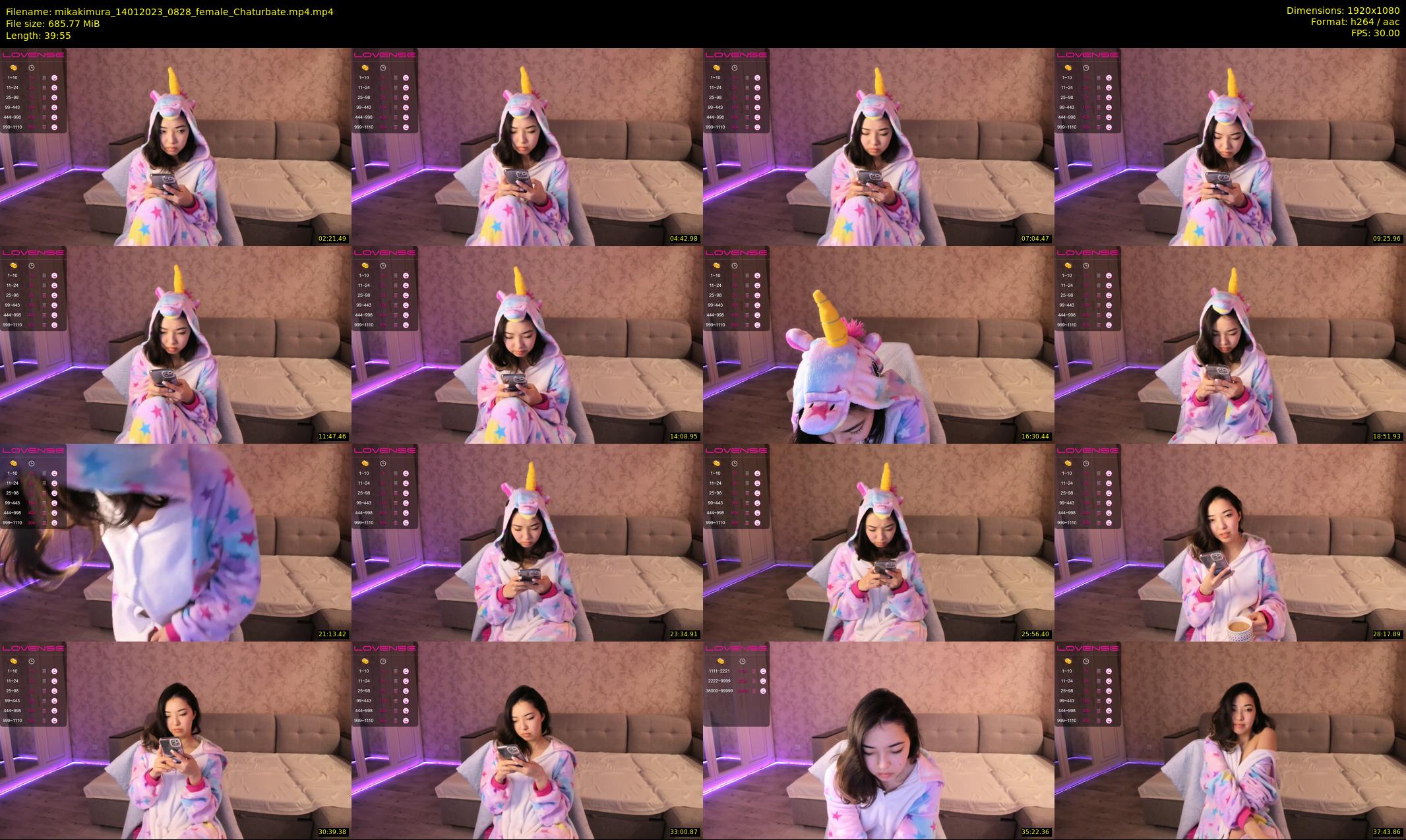 mikakimura — 40 minute Chaturbate female cam show recording, 1080p, Jan 14, 2023