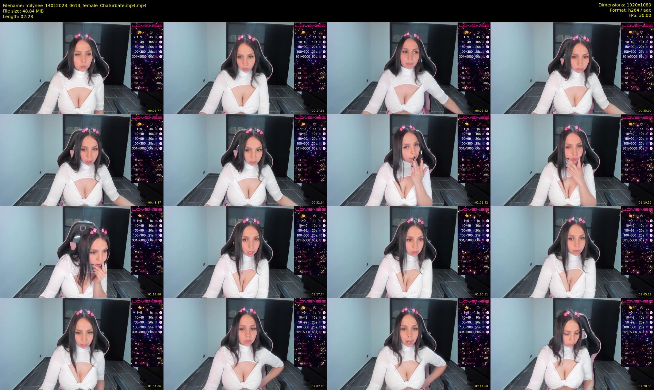 milynee — 3 minute Chaturbate female cam show recording, 1080p, Jan 14, 2023