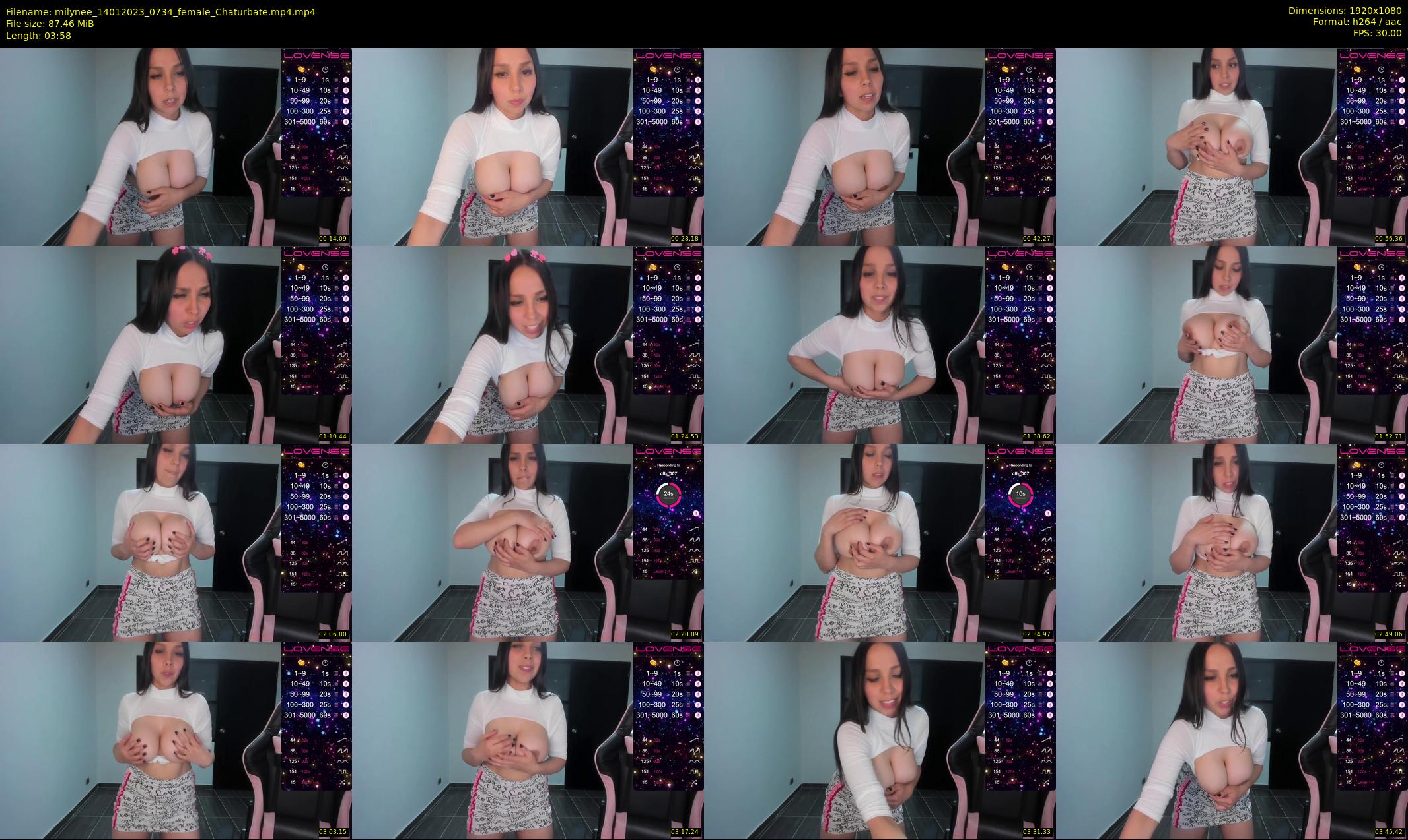milynee — 4 minute Chaturbate female cam show recording, 1080p, Jan 14, 2023
