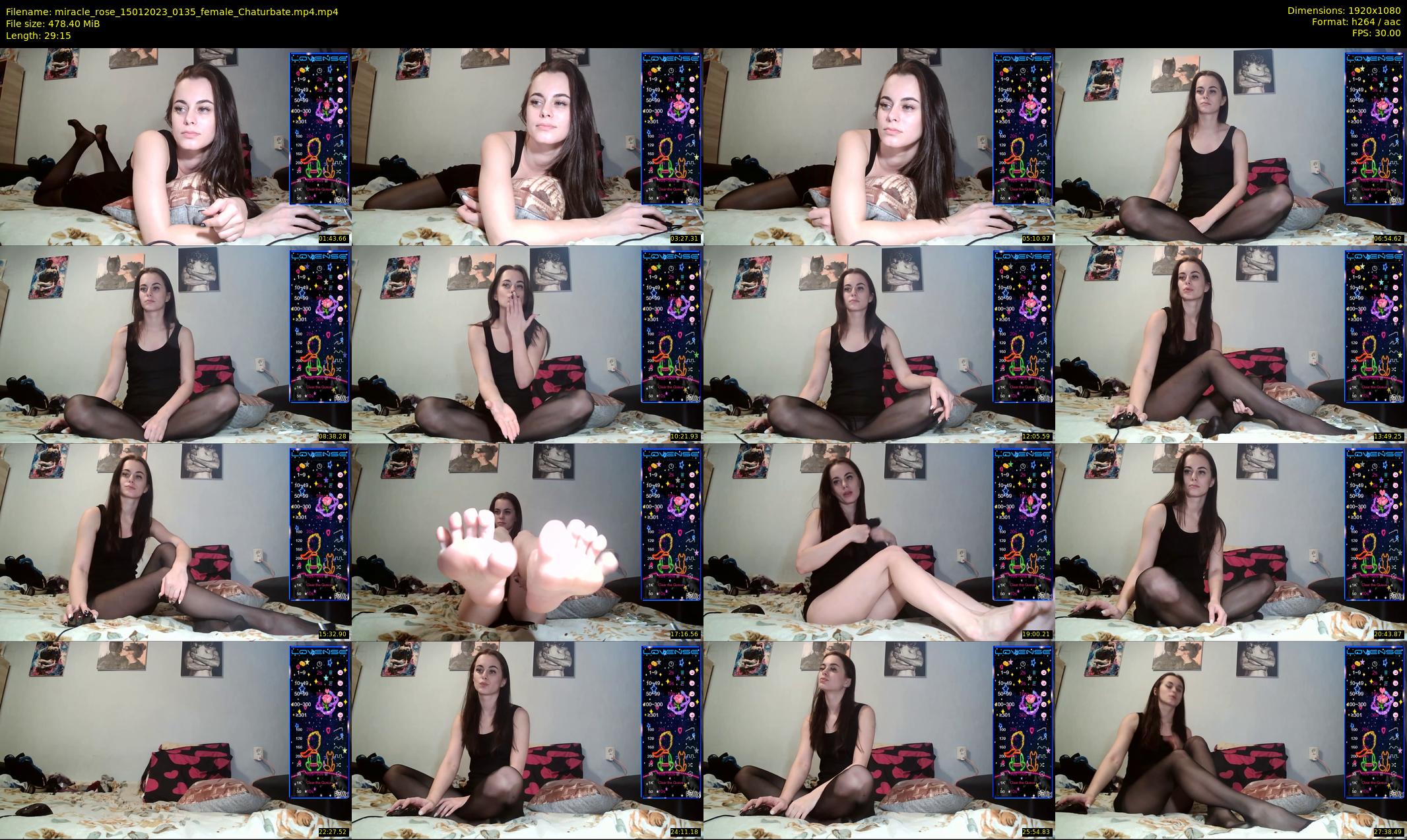 miracle_rose — 30 minute Chaturbate female cam show recording, 1080p, Jan 15, 2023
