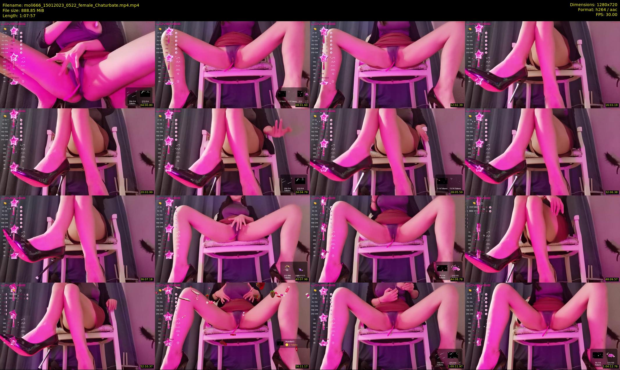 moli666 — 68 minute Chaturbate female cam show recording, 720p, Jan 15, 2023