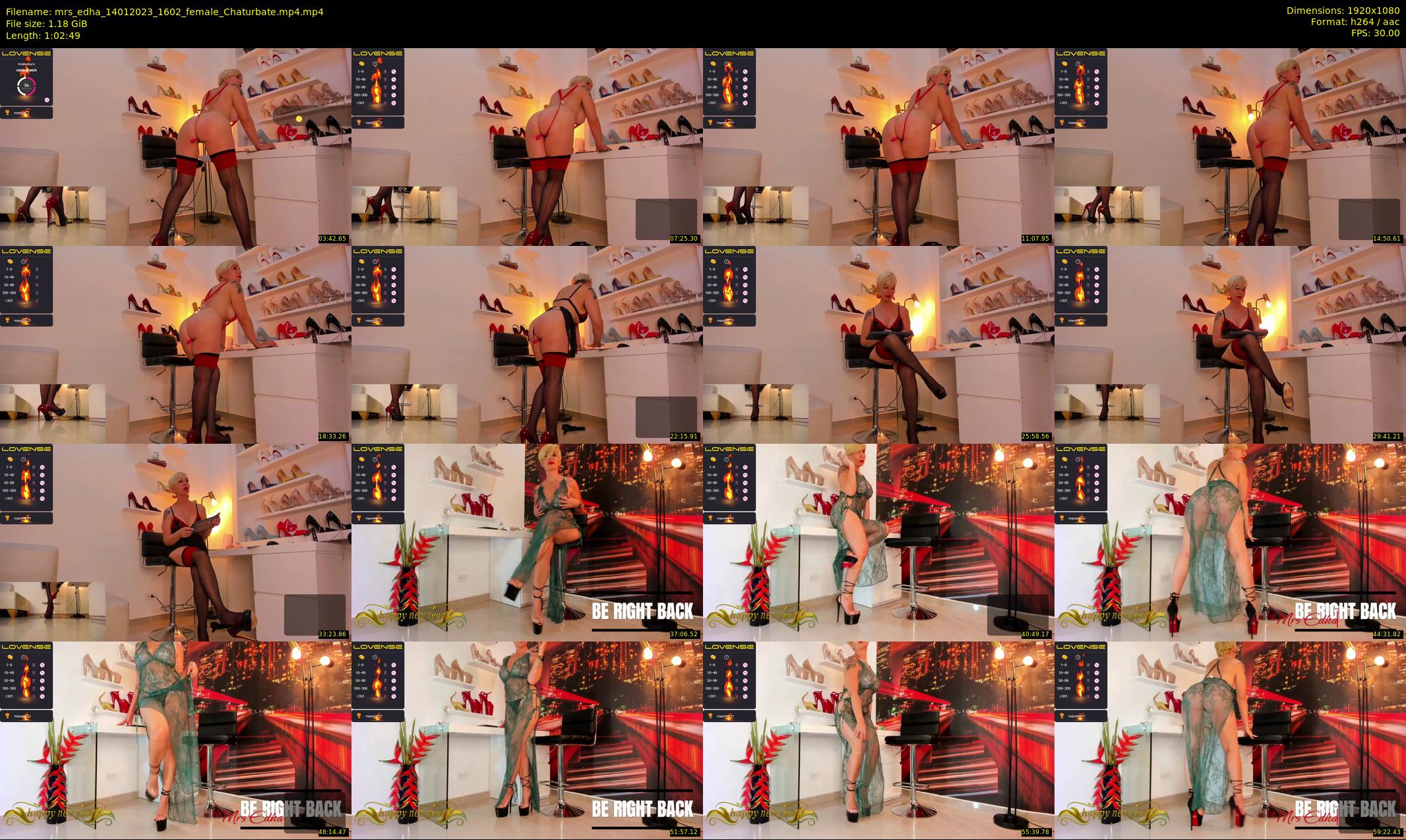 mrs_edha — 63 minute Chaturbate female cam show recording, 1080p, Jan 14, 2023