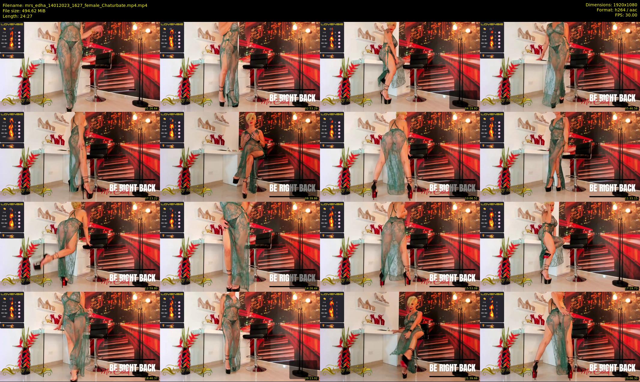 mrs_edha — 25 minute Chaturbate female cam show recording, 1080p, Jan 14, 2023