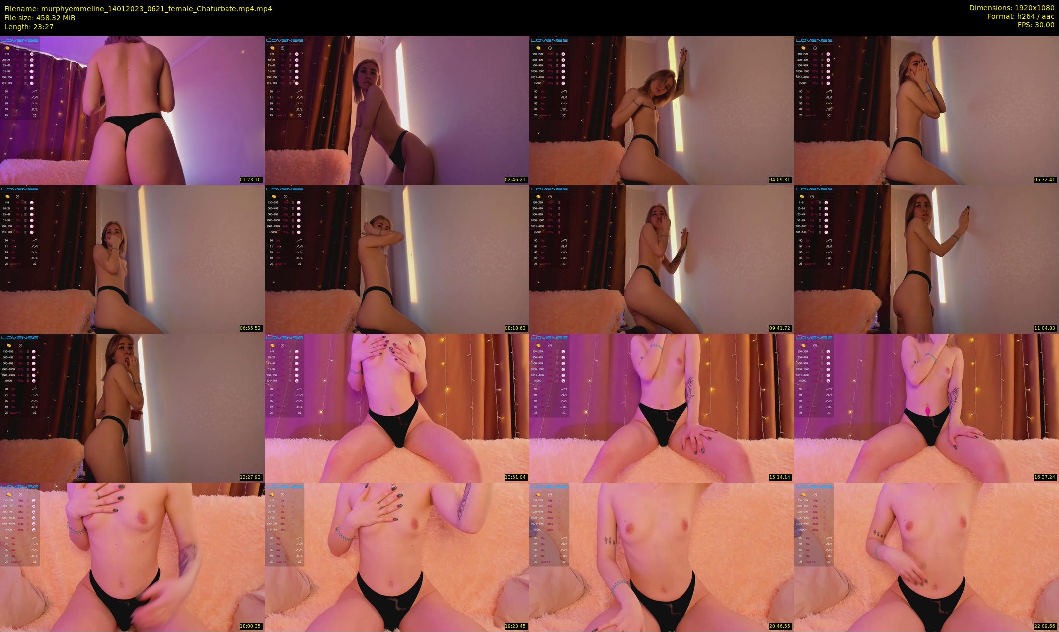 murphyemmeline — 24 minute Chaturbate female cam show recording, 1080p, Jan 14, 2023