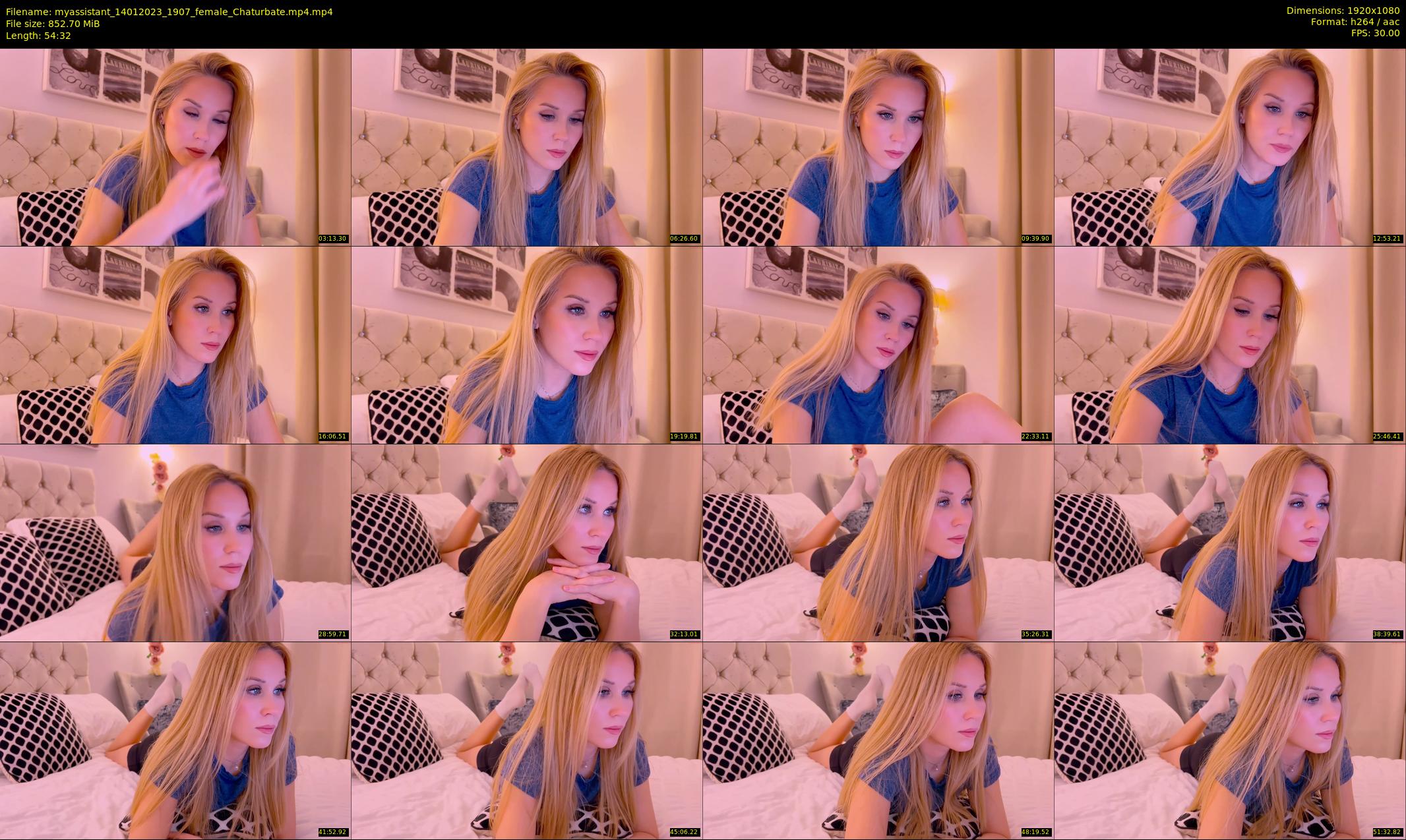 myassistant — 55 minute Chaturbate female cam show recording, 1080p, Jan 14, 2023