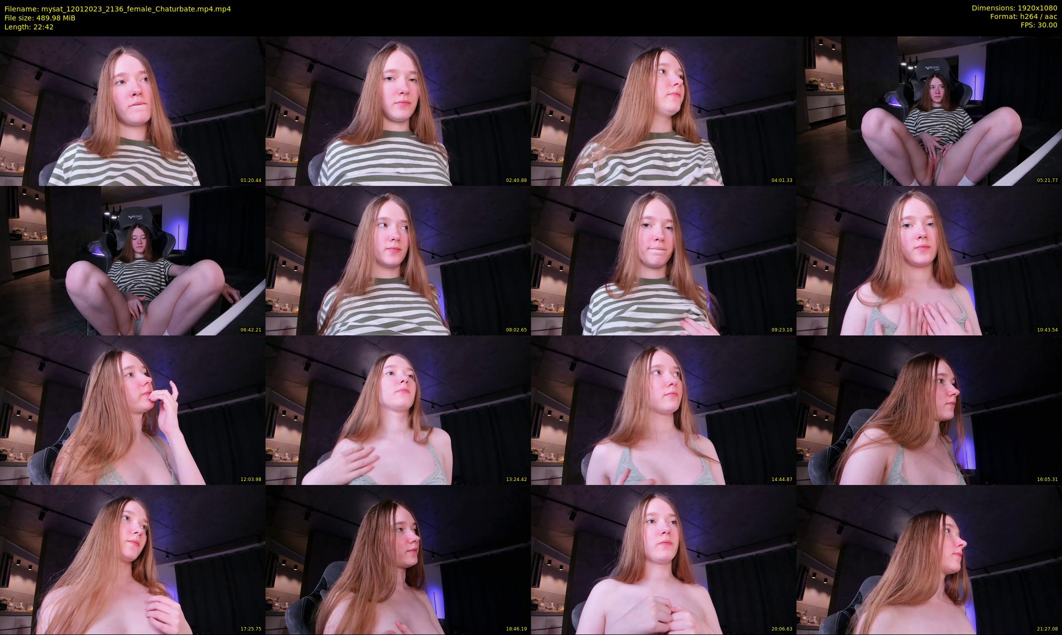 mysat — 23 minute Chaturbate female cam show recording, 1080p, Jan 12, 2023