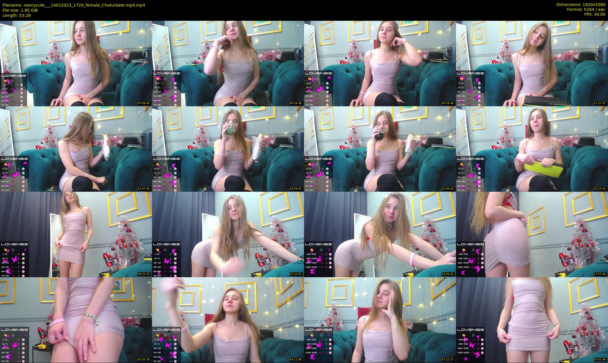 nancycute__ — 54 minute Chaturbate female cam show recording, 1080p, Jan 14, 2023