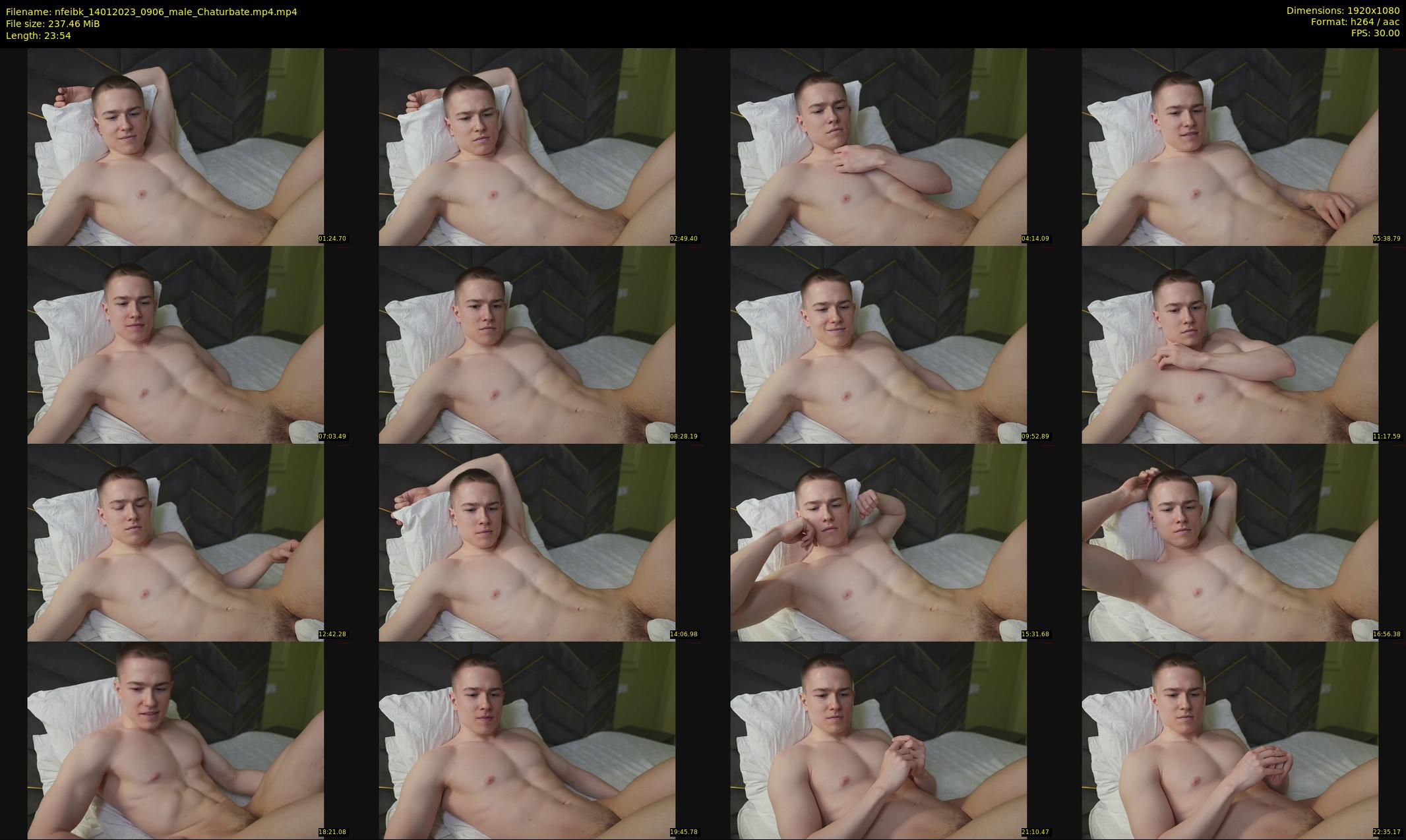 nfeibk — 24 minute Chaturbate male cam show recording, 1080p, Jan 14, 2023