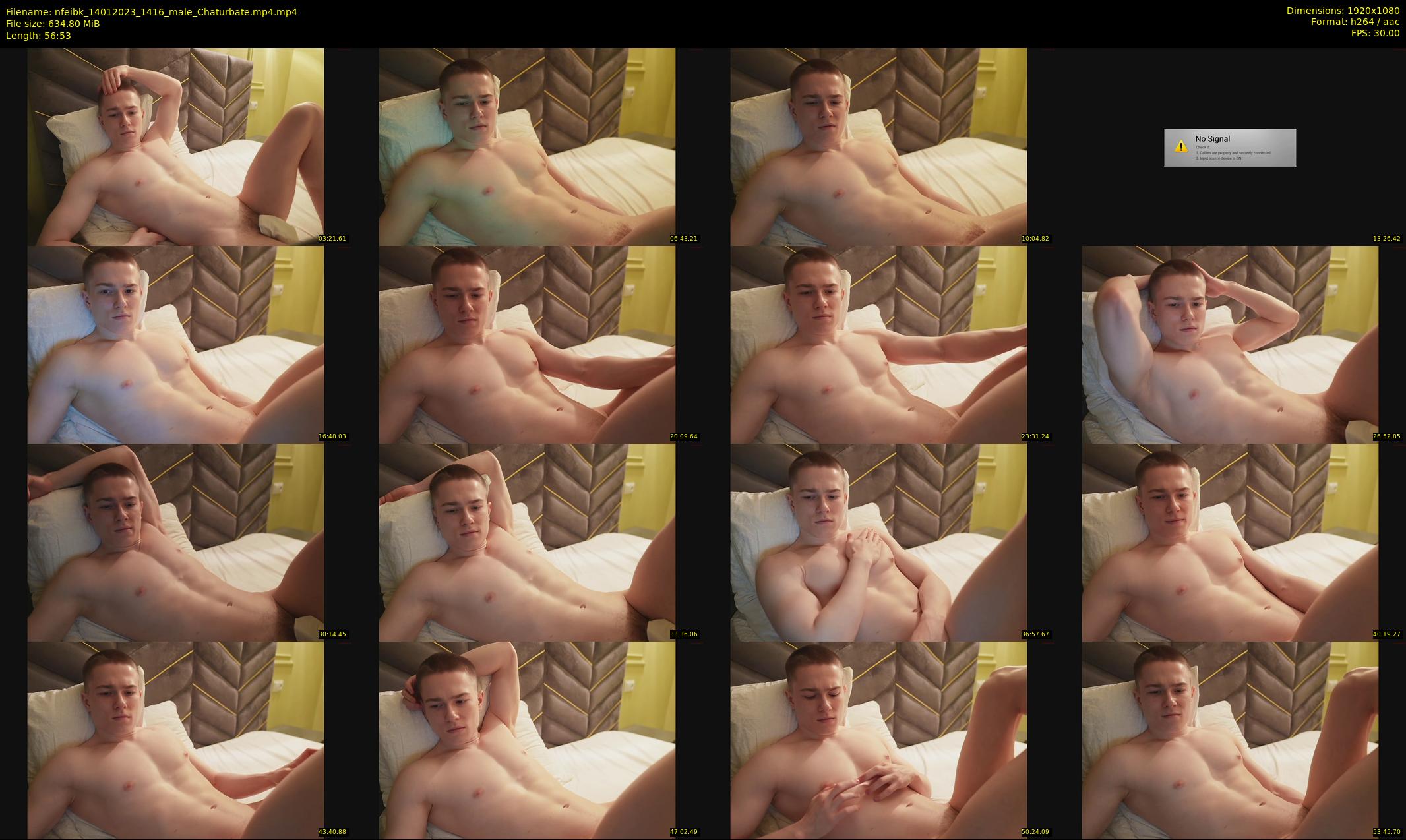 nfeibk — 57 minute Chaturbate male cam show recording, 1080p, Jan 14, 2023