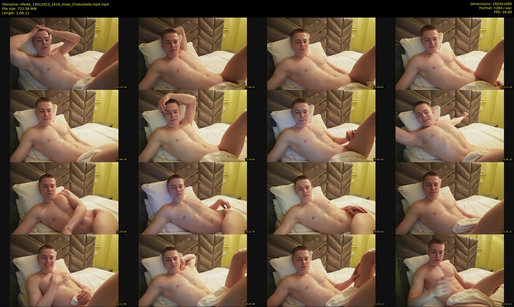 nfeibk — 61 minute Chaturbate male cam show recording, 1080p, Jan 14, 2023