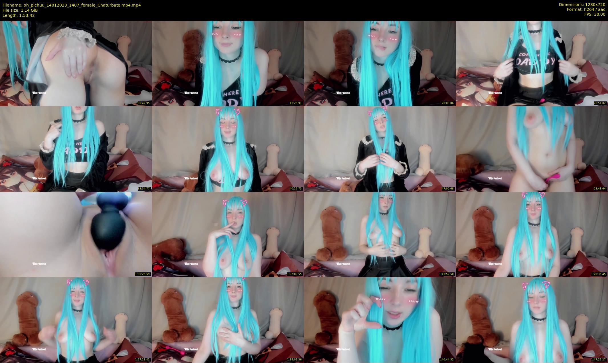 oh_pichuu — 114 minute Chaturbate female cam show recording, 720p, Jan 14, 2023