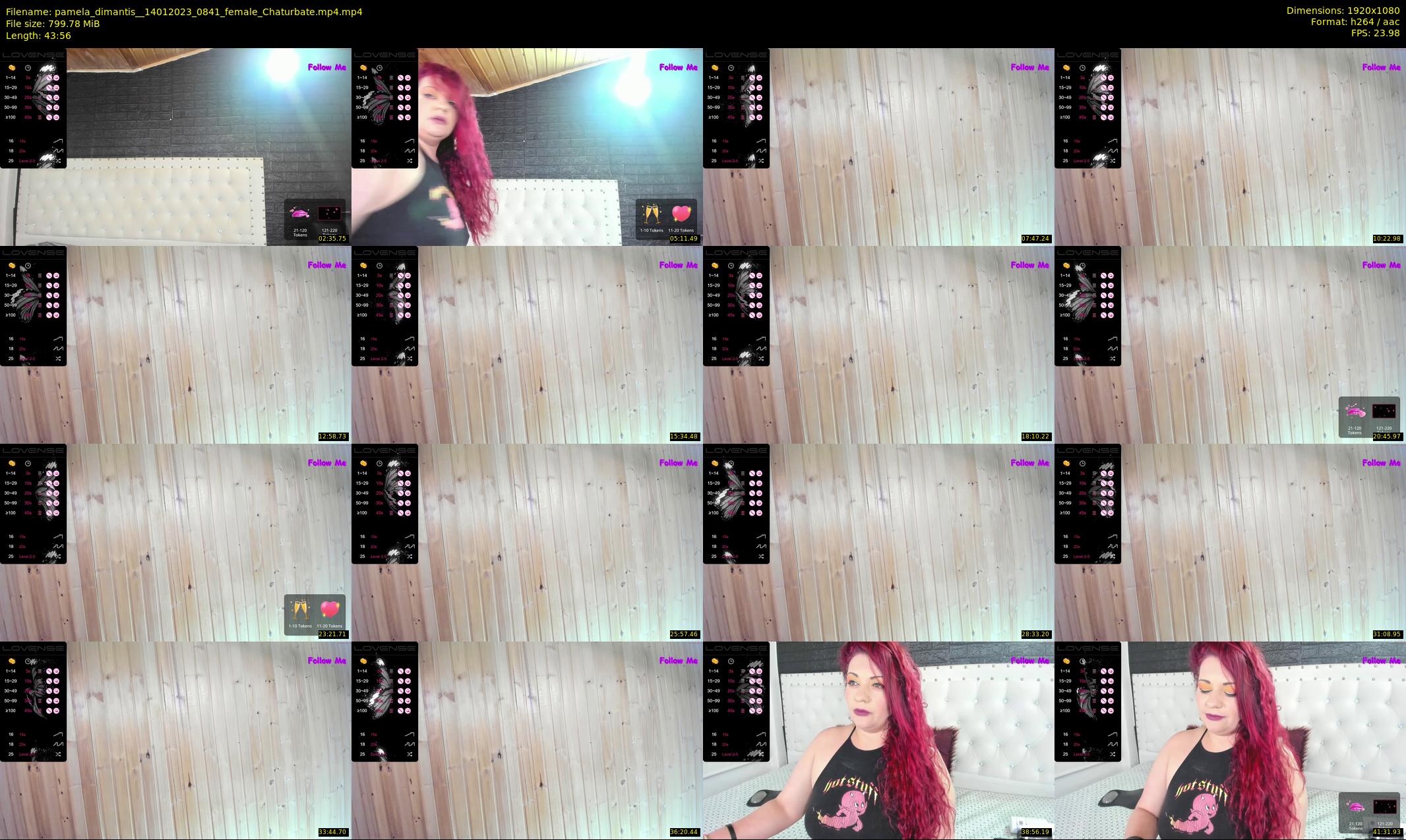 pamela_dimantis_ — 44 minute Chaturbate female cam show recording, 1080p, Jan 14, 2023