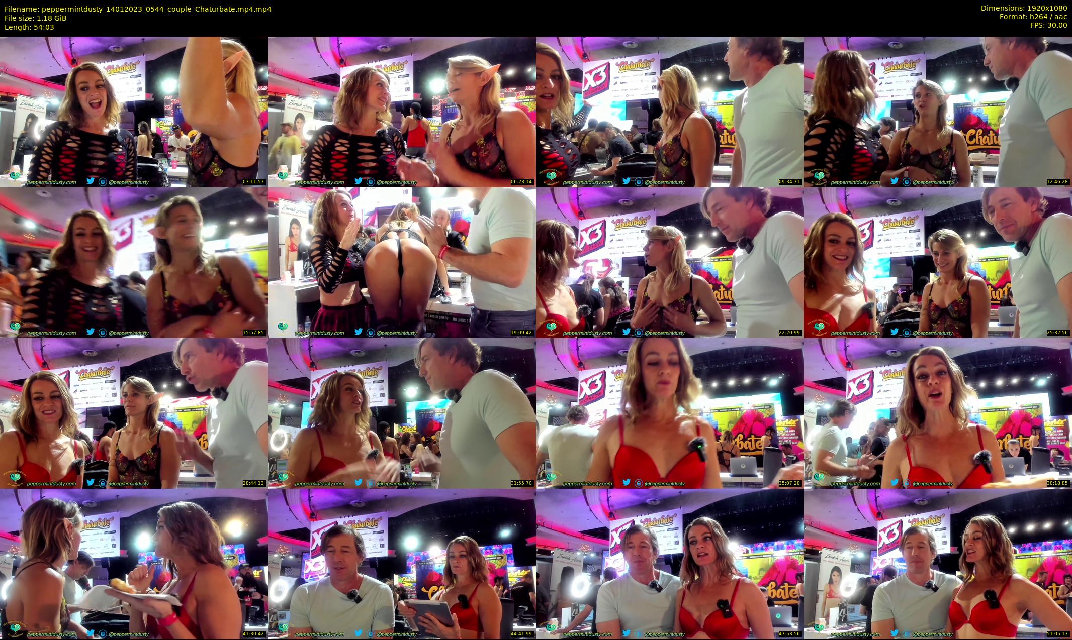peppermintdusty — 55 minute Chaturbate couple cam show recording, 1080p, Jan 14, 2023