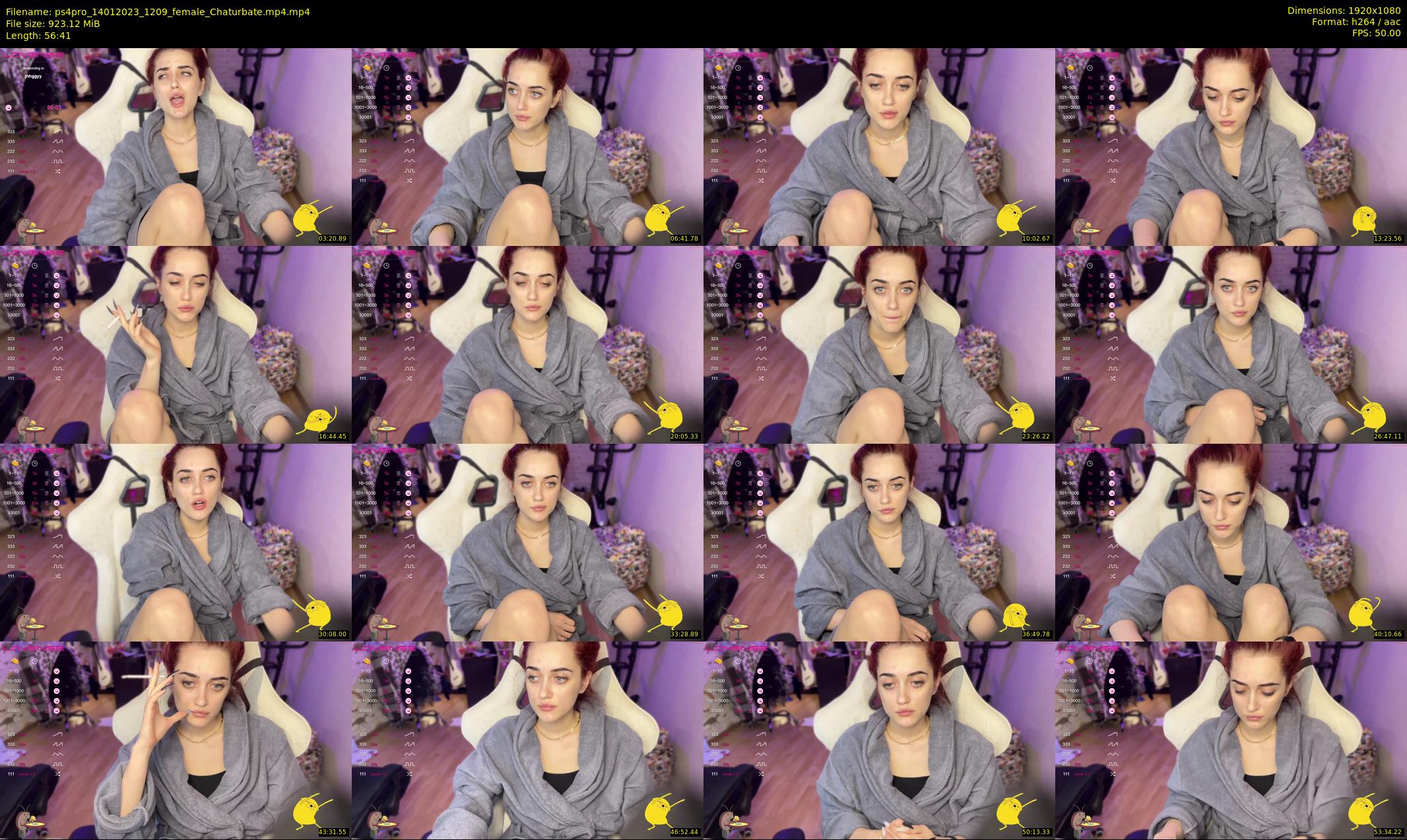 ps4pro — 57 minute Chaturbate female cam show recording, 1080p, Jan 14, 2023