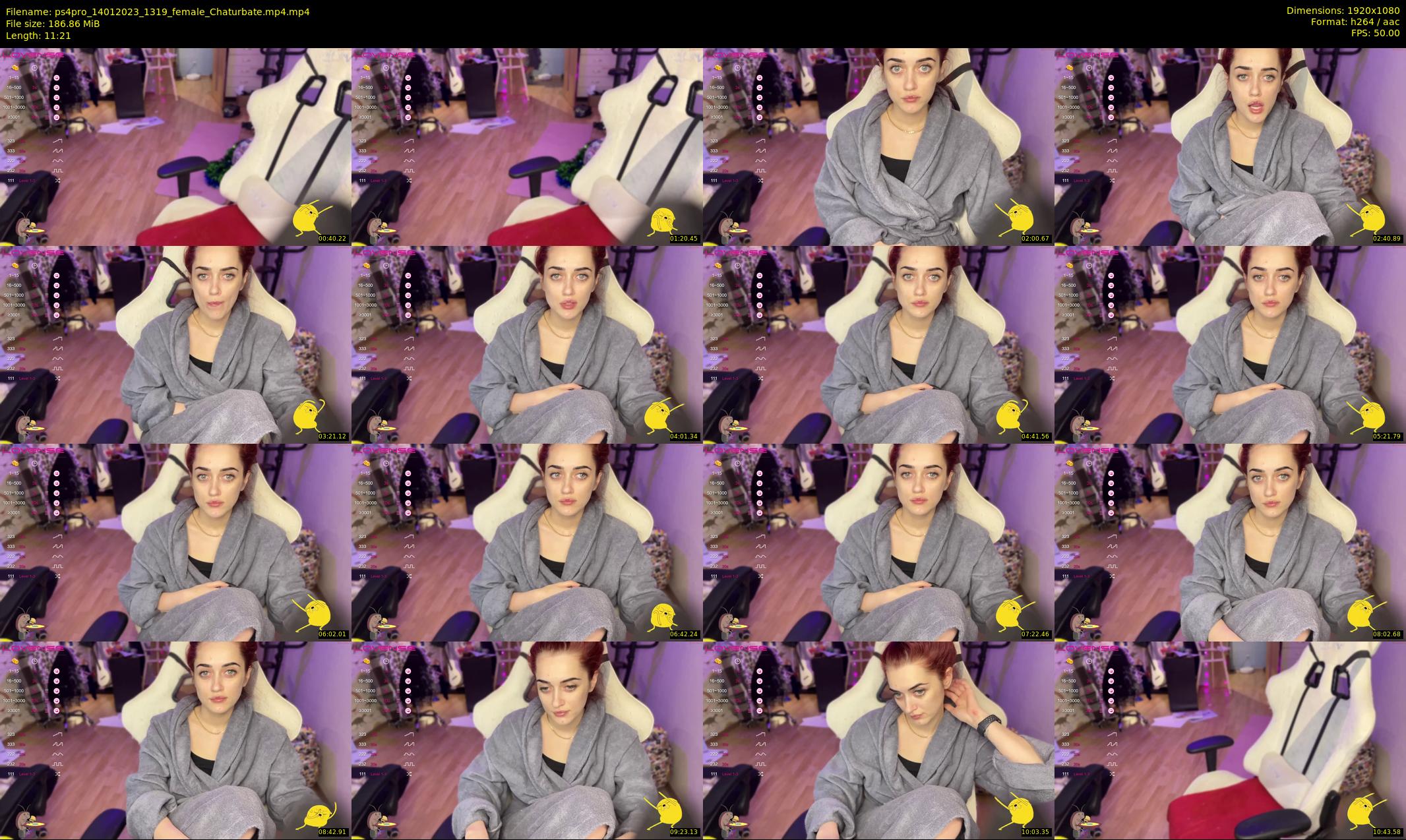 ps4pro — 12 minute Chaturbate female cam show recording, 1080p, Jan 14, 2023