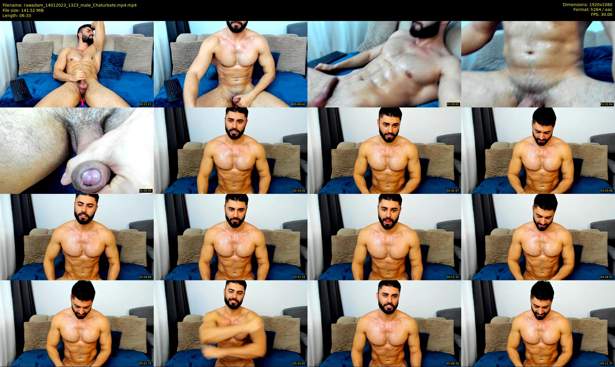 rawadam — 7 minute Chaturbate male cam show recording, 1080p, Jan 14, 2023