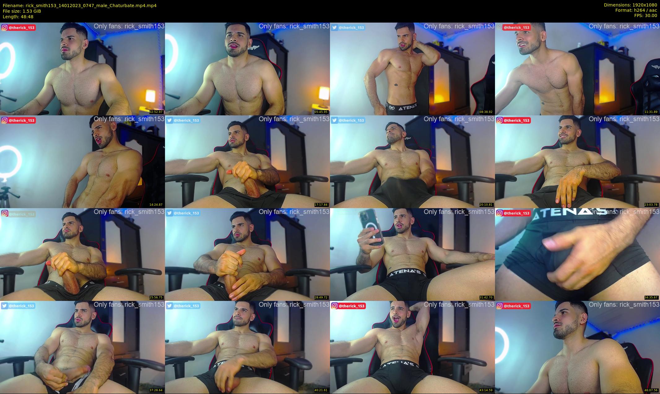 rick_smith153 — 49 minute Chaturbate male cam show recording, 1080p, Jan 14, 2023