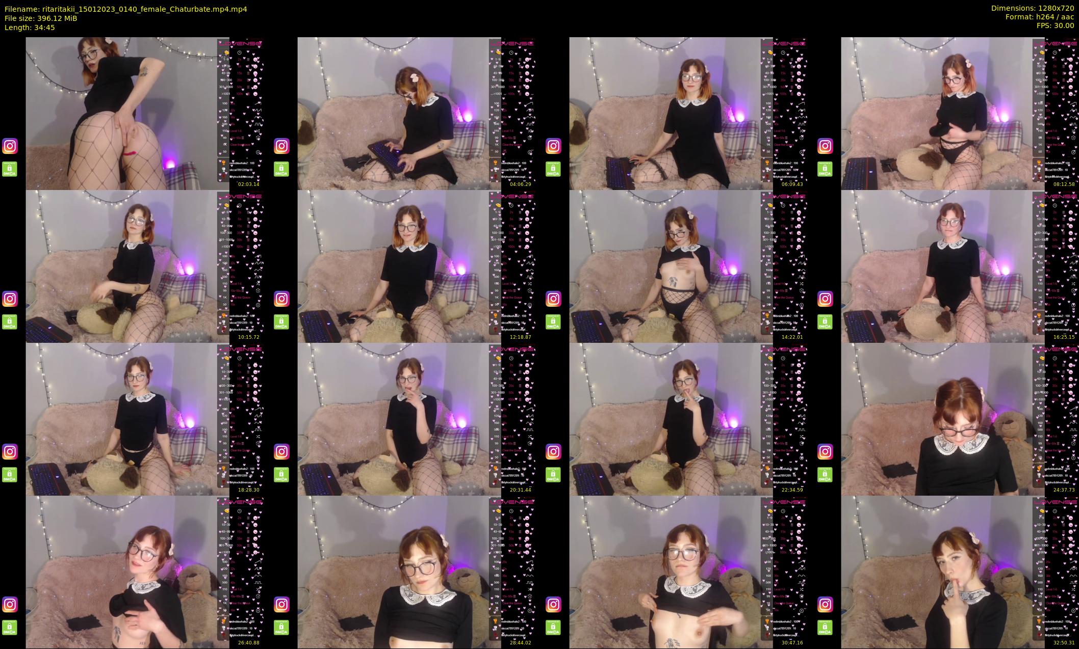 ritaritakii — 35 minute Chaturbate female cam show recording, 720p, Jan 15, 2023