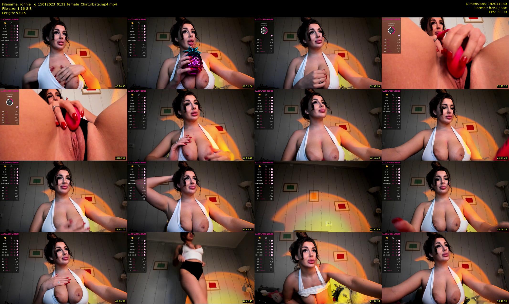 ronnie__g — 54 minute Chaturbate female cam show recording, 1080p, Jan 15, 2023