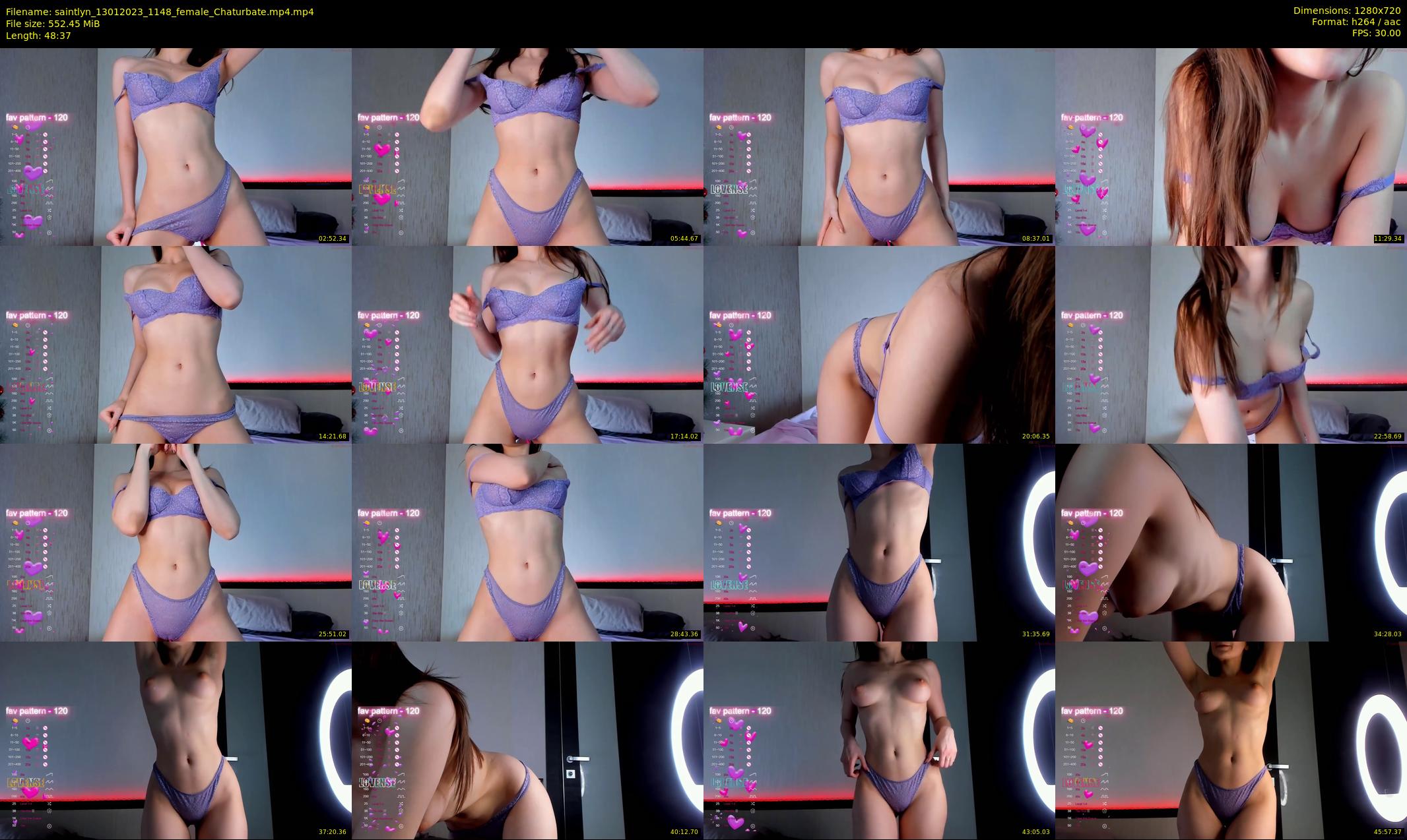 saintlyn — 49 minute Chaturbate female cam show recording, 720p, Jan 13, 2023