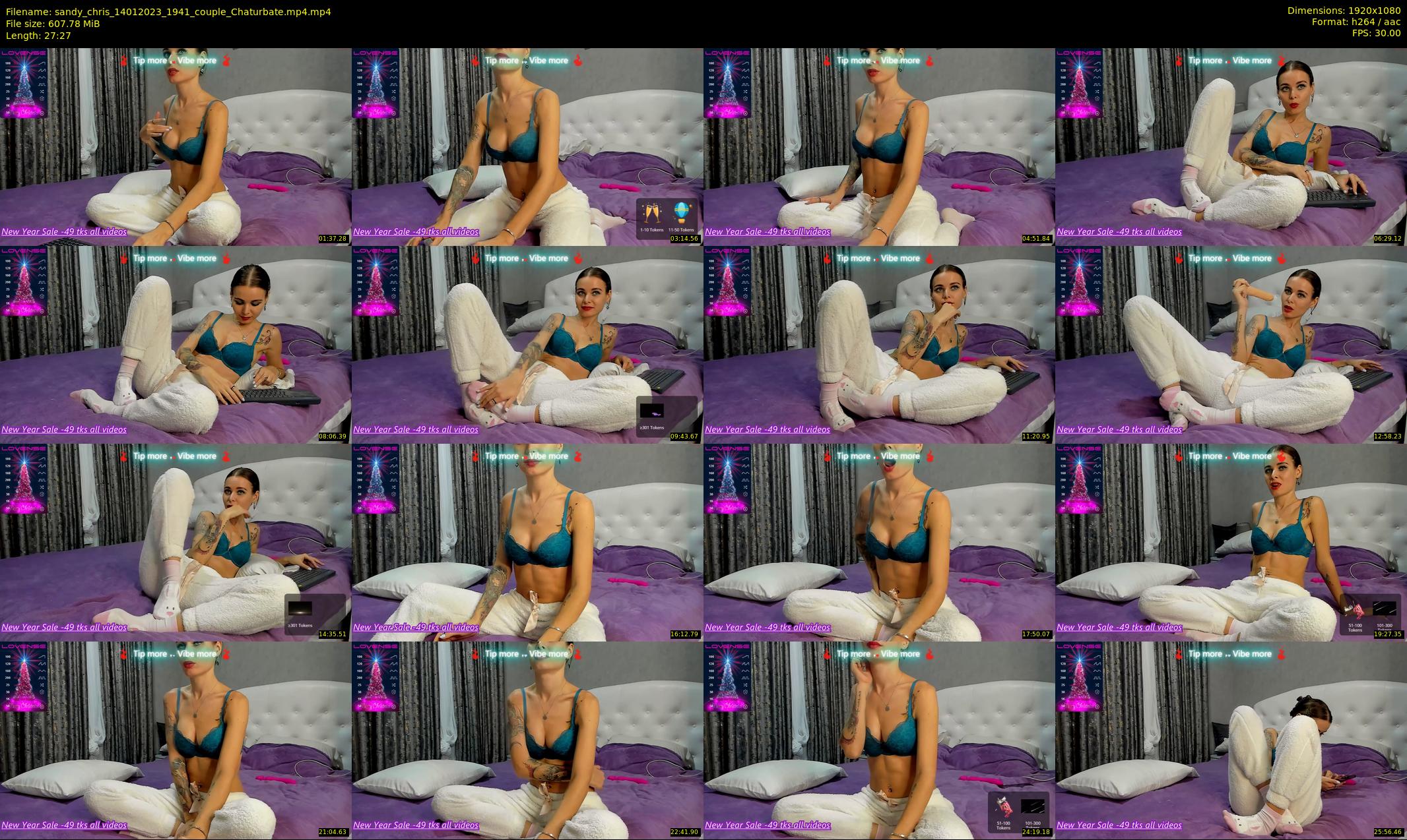 sandy_chris — 28 minute Chaturbate couple cam show recording, 1080p, Jan 14, 2023