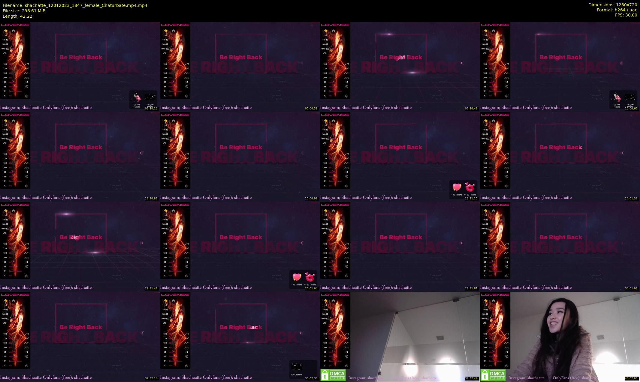 shachatte — 43 minute Chaturbate couple cam show recording, 720p, Jan 12, 2023