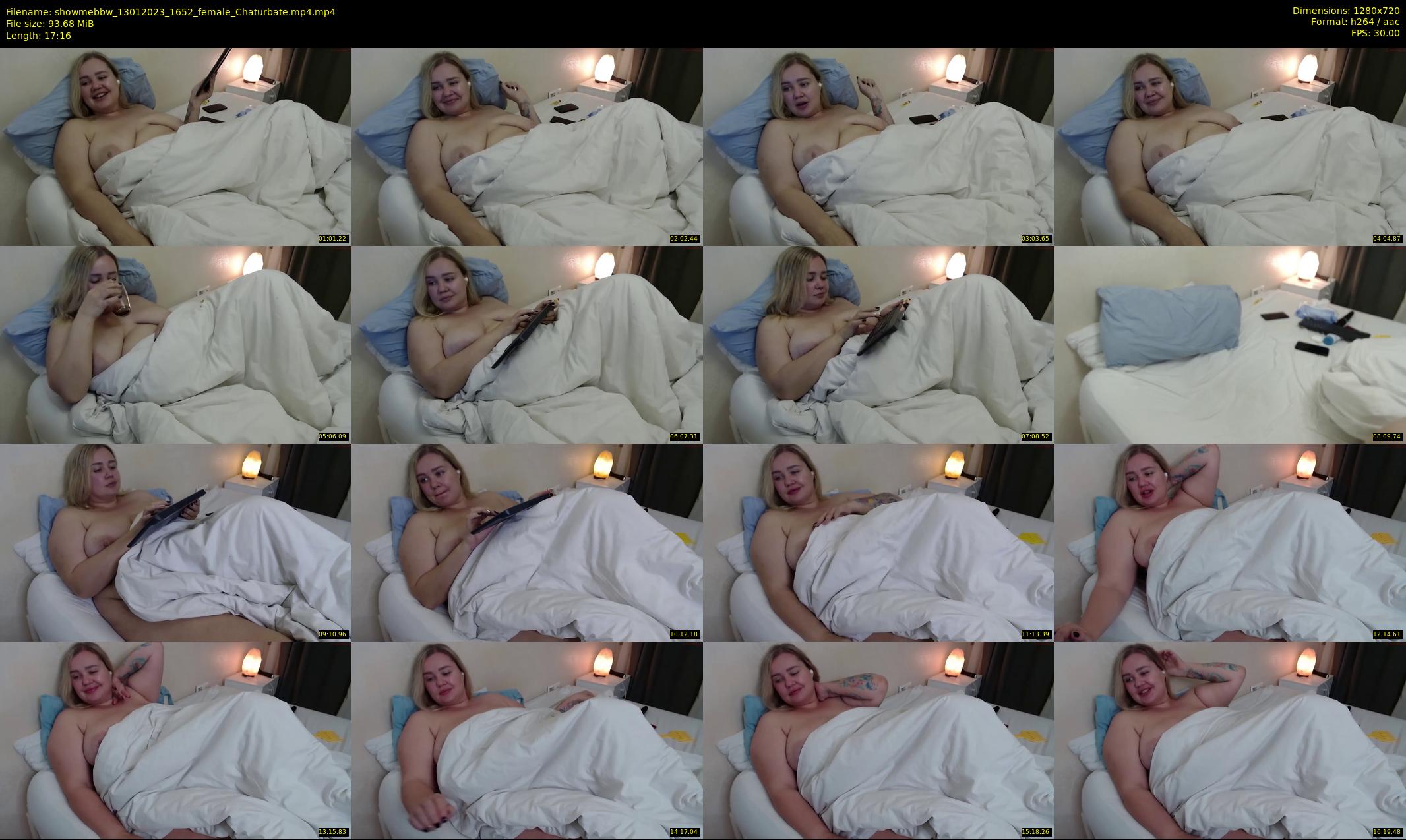 showmebbw — 18 minute Chaturbate female cam show recording, 720p, Jan 13, 2023