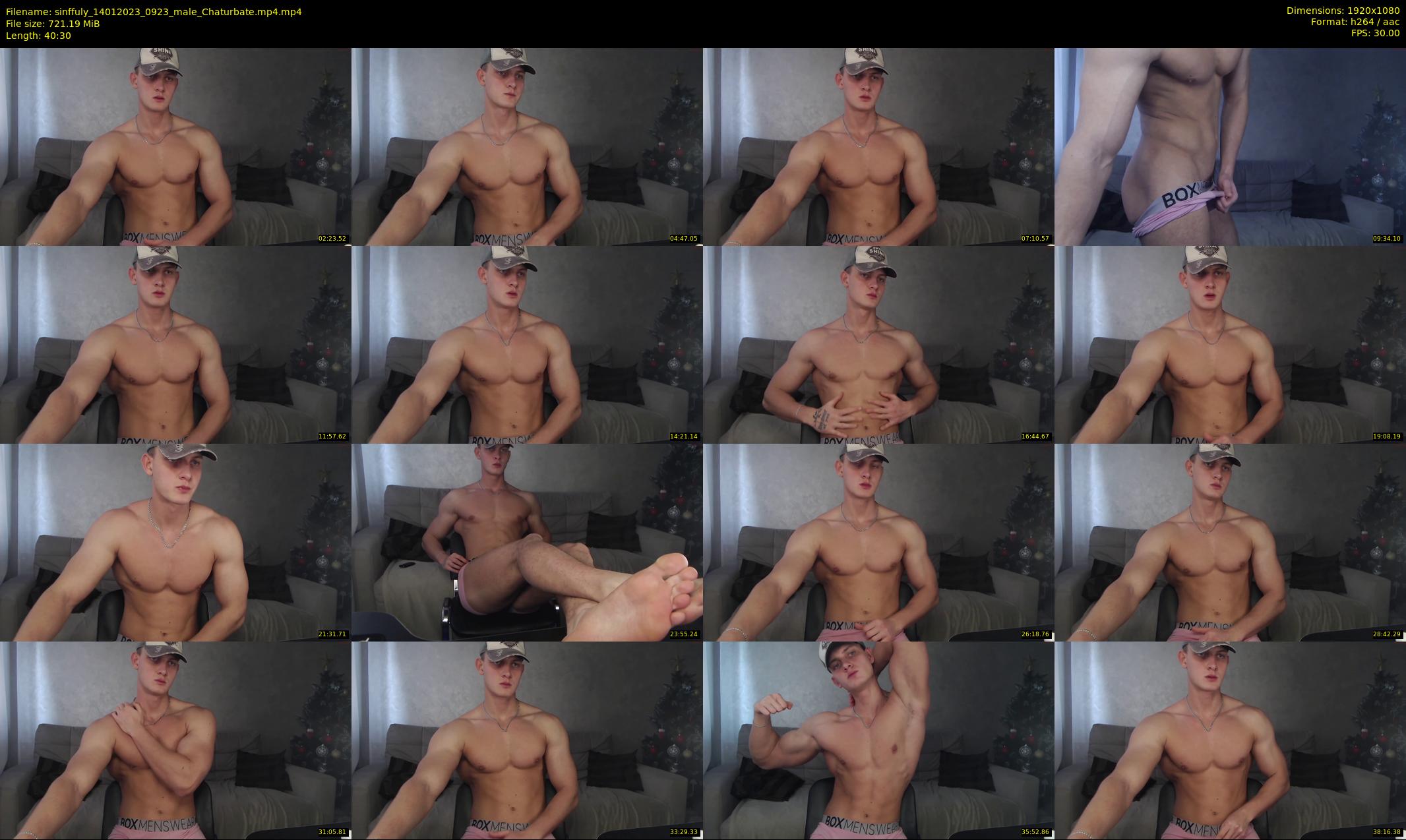 sinffuly — 41 minute Chaturbate male cam show recording, 1080p, Jan 14, 2023
