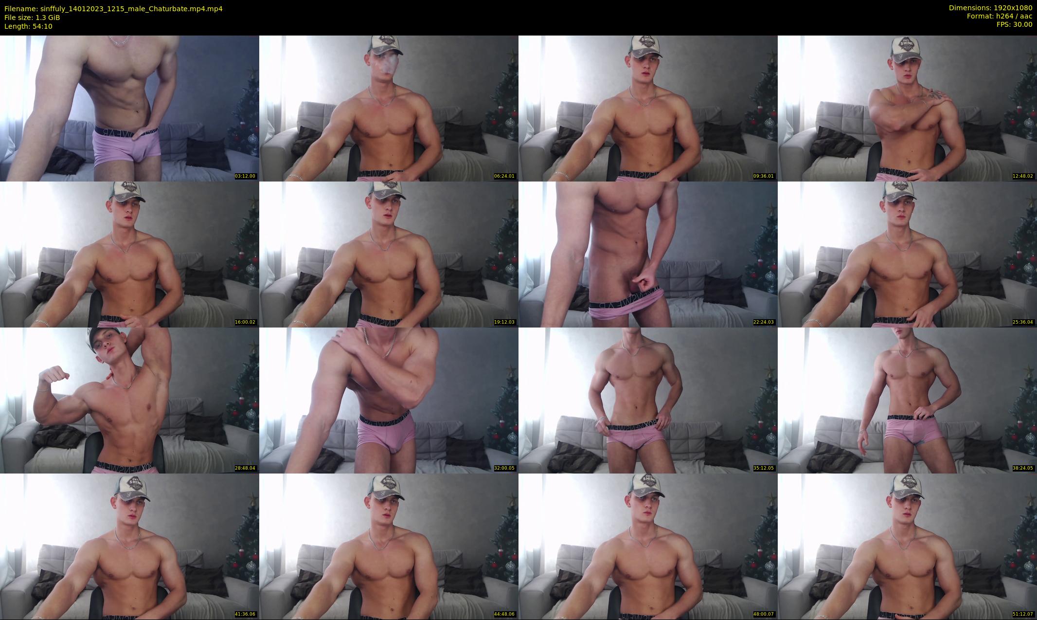 sinffuly — 55 minute Chaturbate male cam show recording, 1080p, Jan 14, 2023