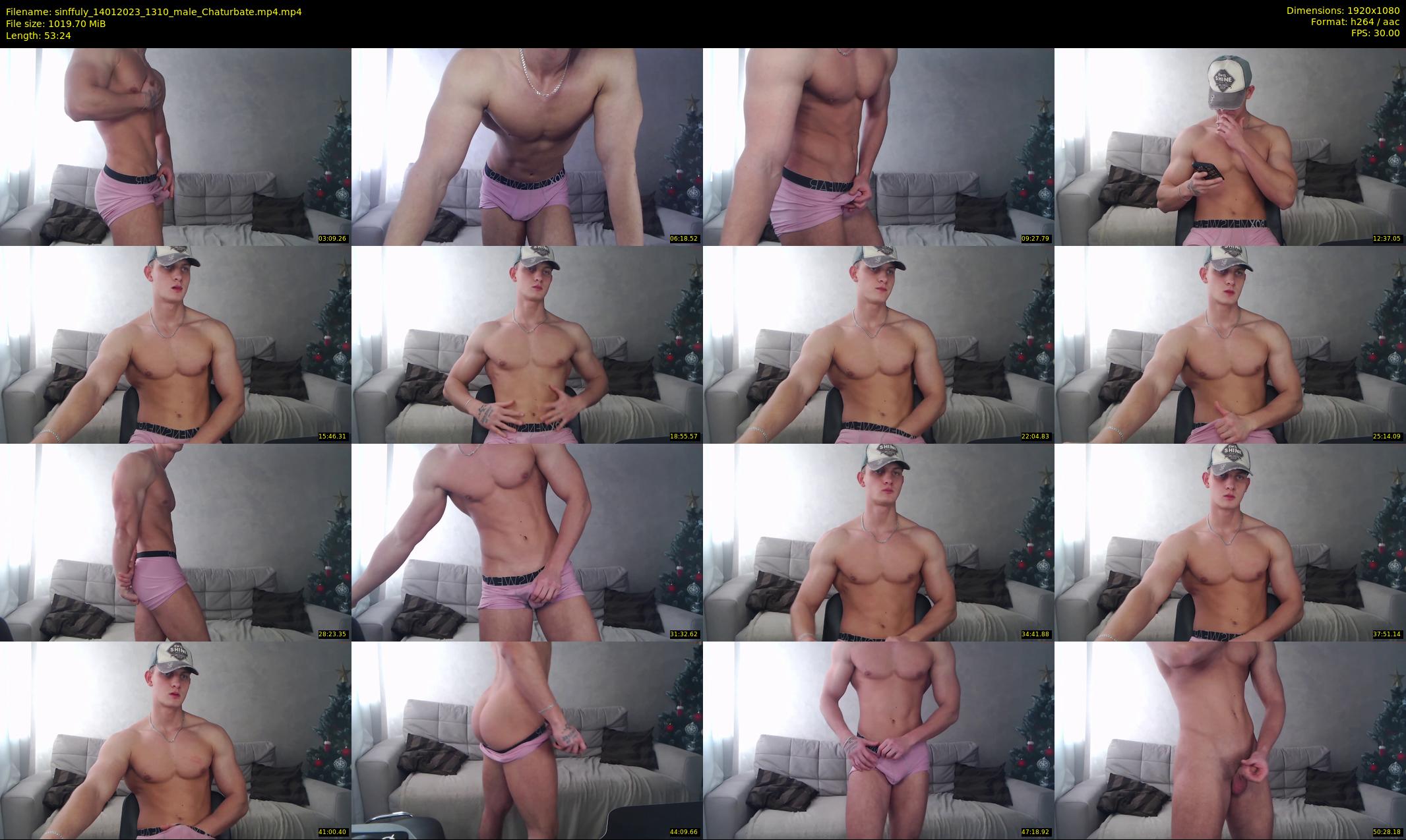 sinffuly — 54 minute Chaturbate male cam show recording, 1080p, Jan 14, 2023