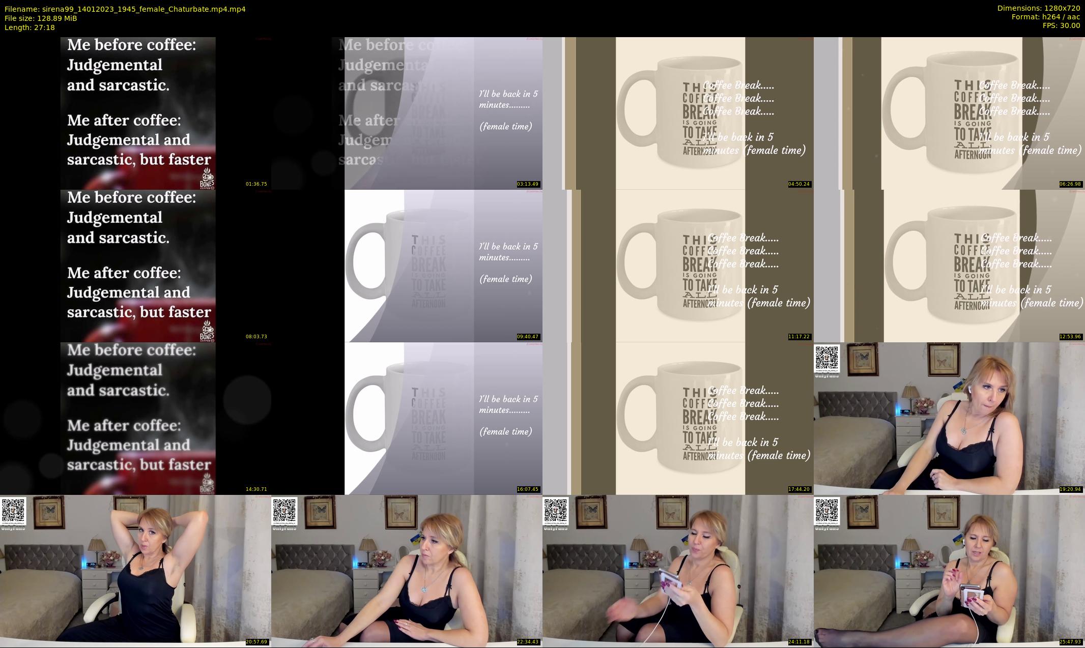 sirena99 — 28 minute Chaturbate female cam show recording, 720p, Jan 14, 2023