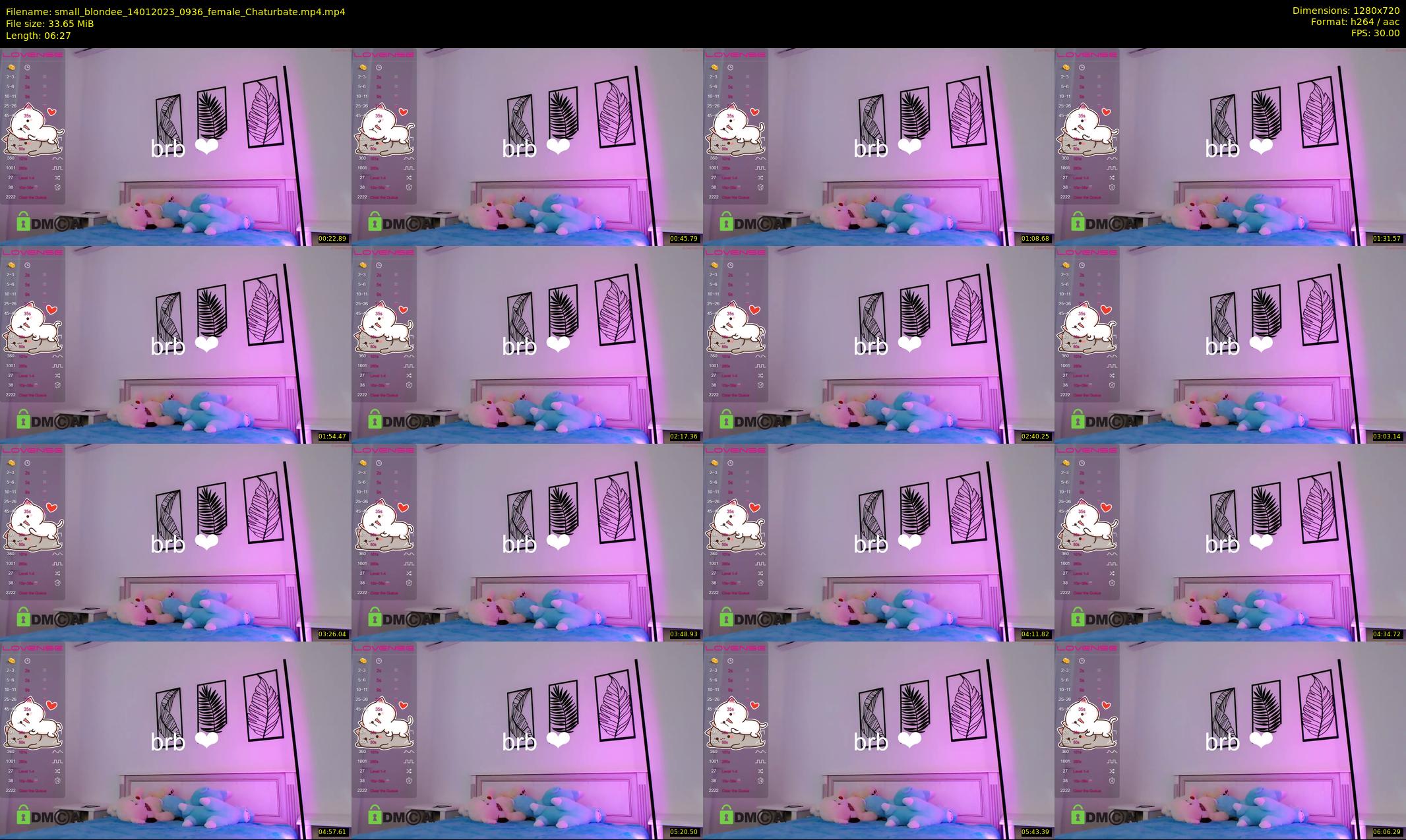 small_blondee — 7 minute Chaturbate female cam show recording, 720p, Jan 14, 2023
