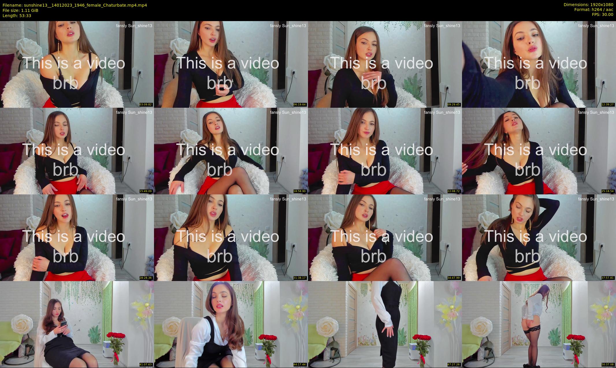 sunshine13_ — 54 minute Chaturbate female cam show recording, 1080p, Jan 14, 2023