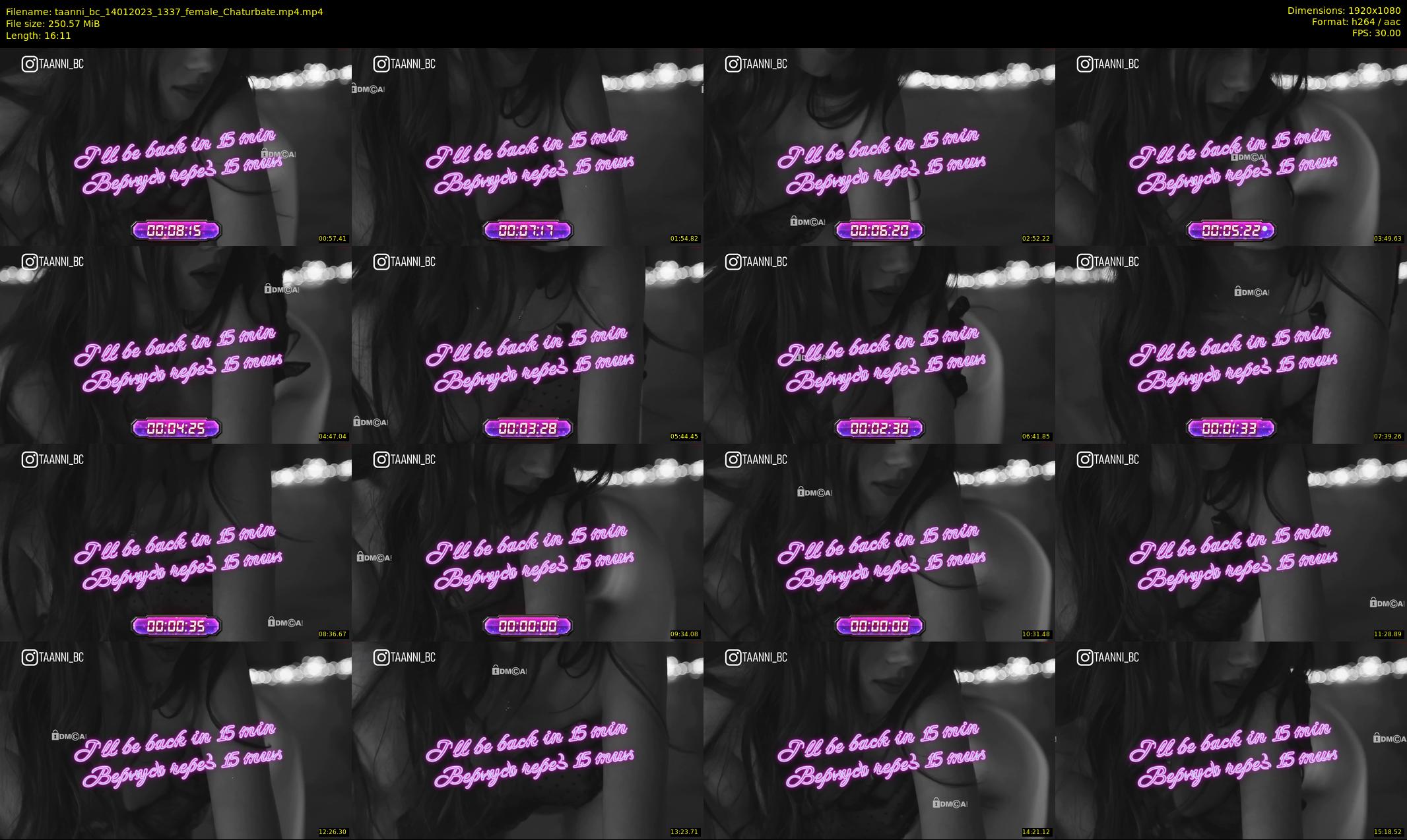 taanni_bc — 17 minute Chaturbate female cam show recording, 1080p, Jan 14, 2023
