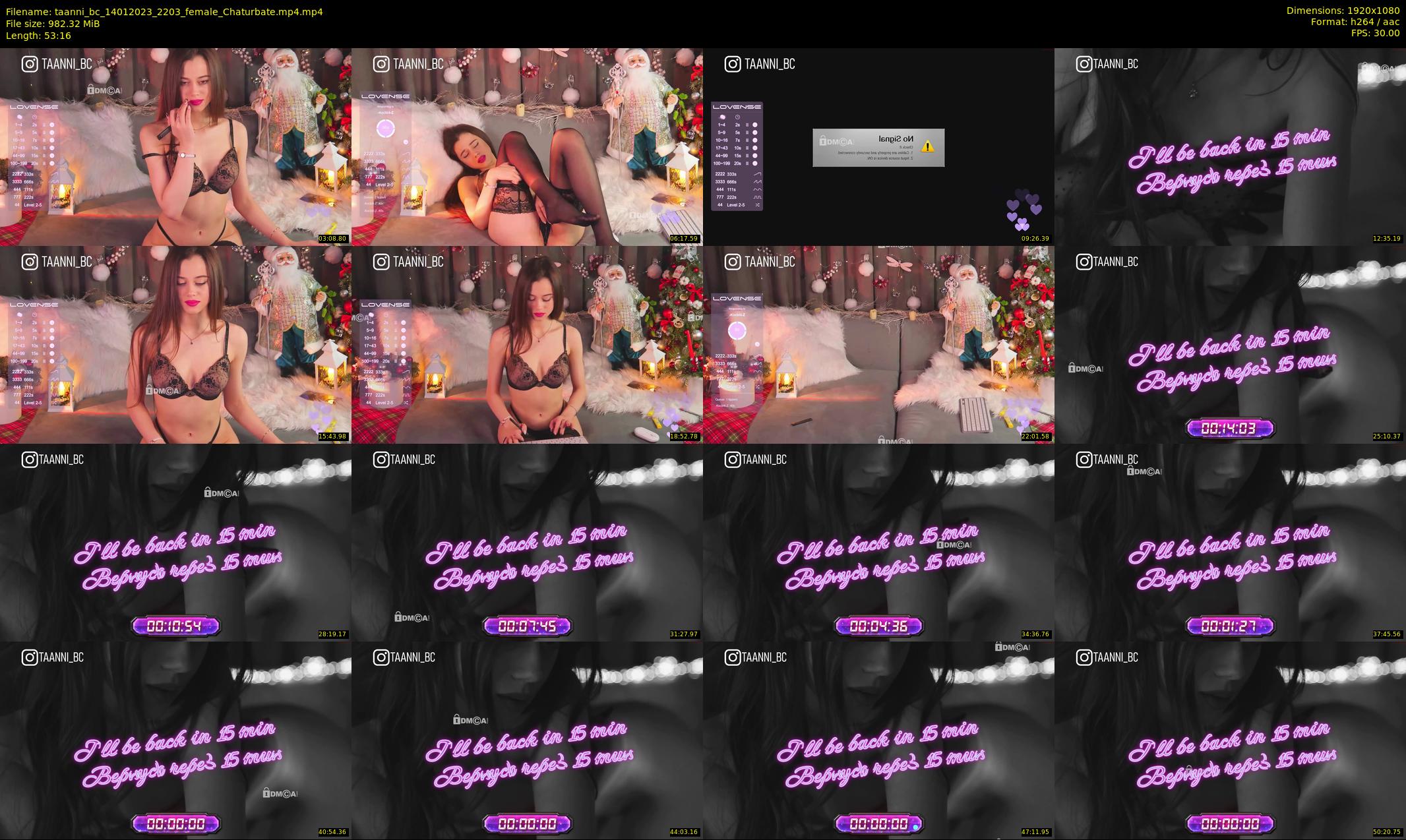 taanni_bc — 54 minute Chaturbate female cam show recording, 1080p, Jan 14, 2023
