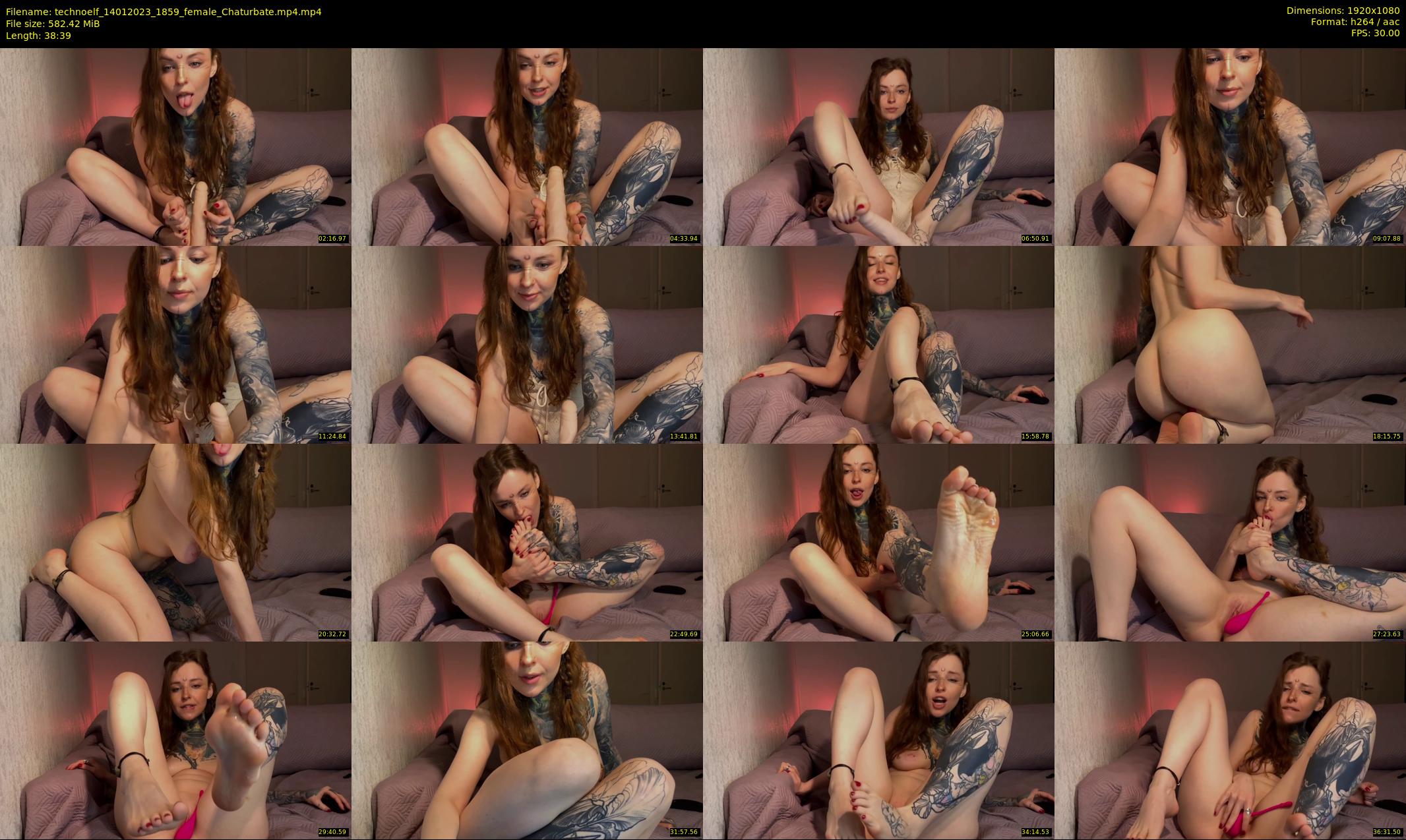 technoelf — 39 minute Chaturbate female cam show recording, 1080p, Jan 14, 2023