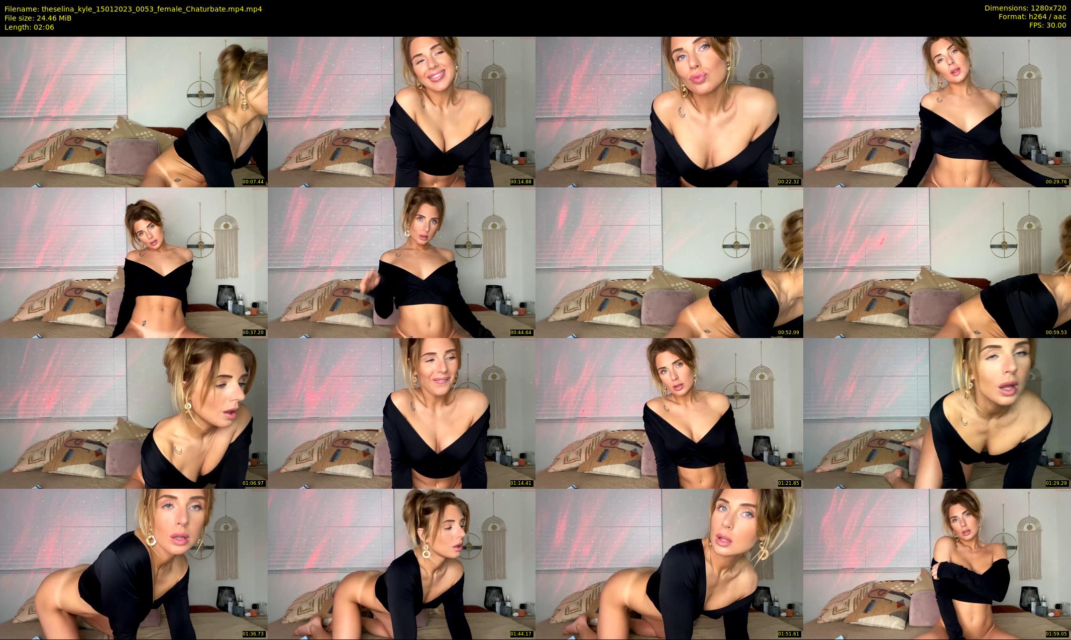 theselina_kyle — 3 minute Chaturbate female cam show recording, 720p, Jan 15, 2023