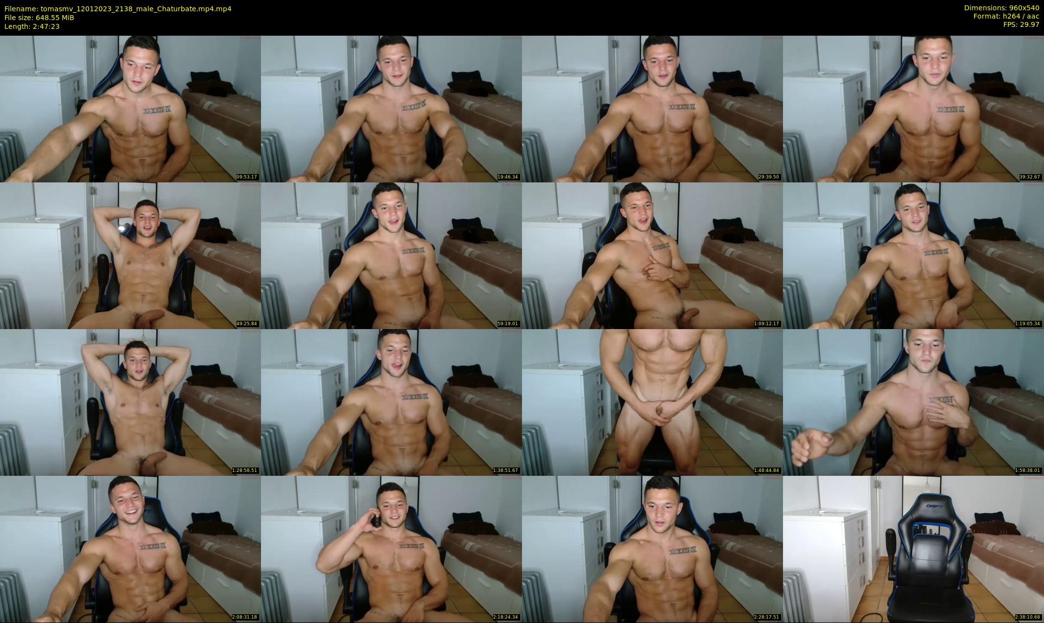 tomasmv — 168 minute Chaturbate male cam show recording, 480p, Jan 12, 2023