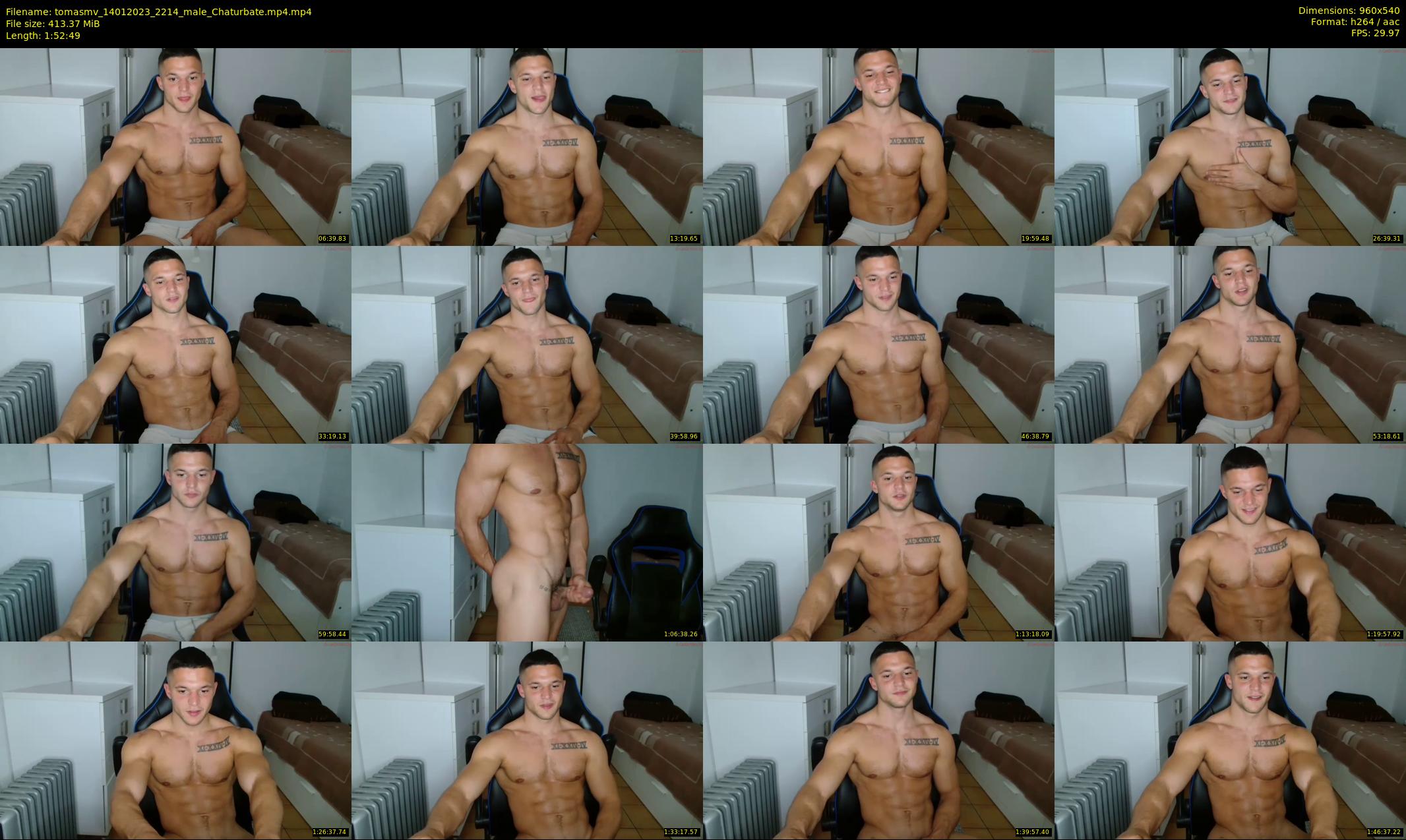 tomasmv — 113 minute Chaturbate male cam show recording, 480p, Jan 14, 2023