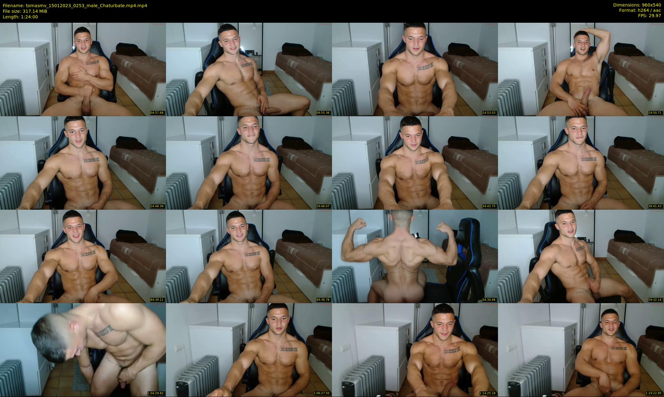 tomasmv — 84 minute Chaturbate male cam show recording, 480p, Jan 15, 2023