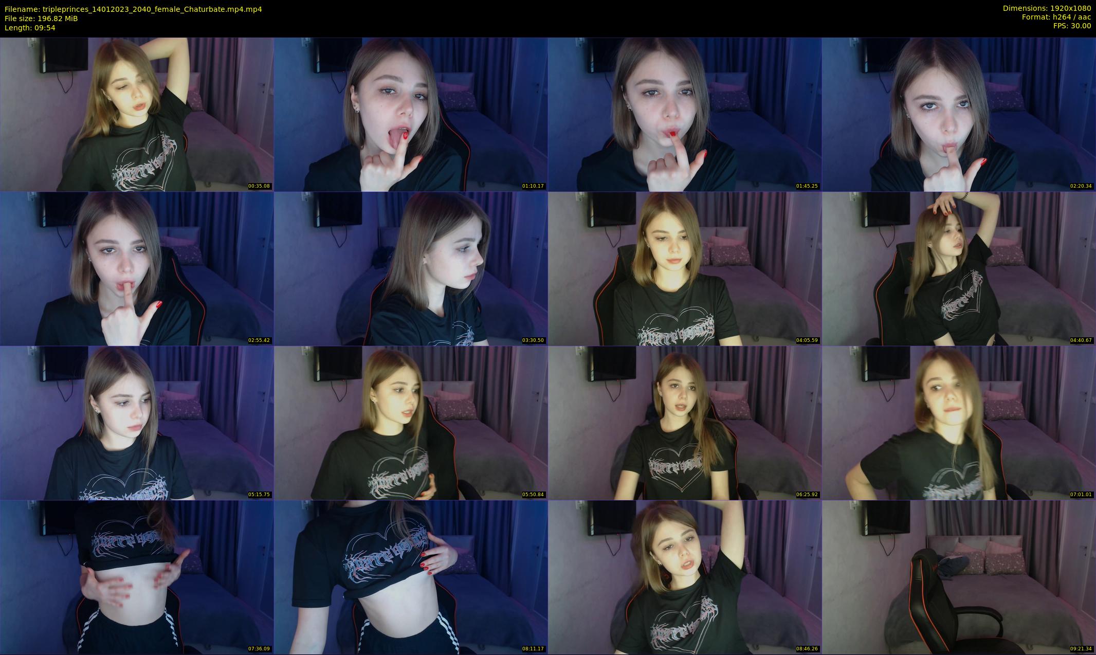 tripleprinces — 10 minute Chaturbate female cam show recording, 1080p, Jan 14, 2023
