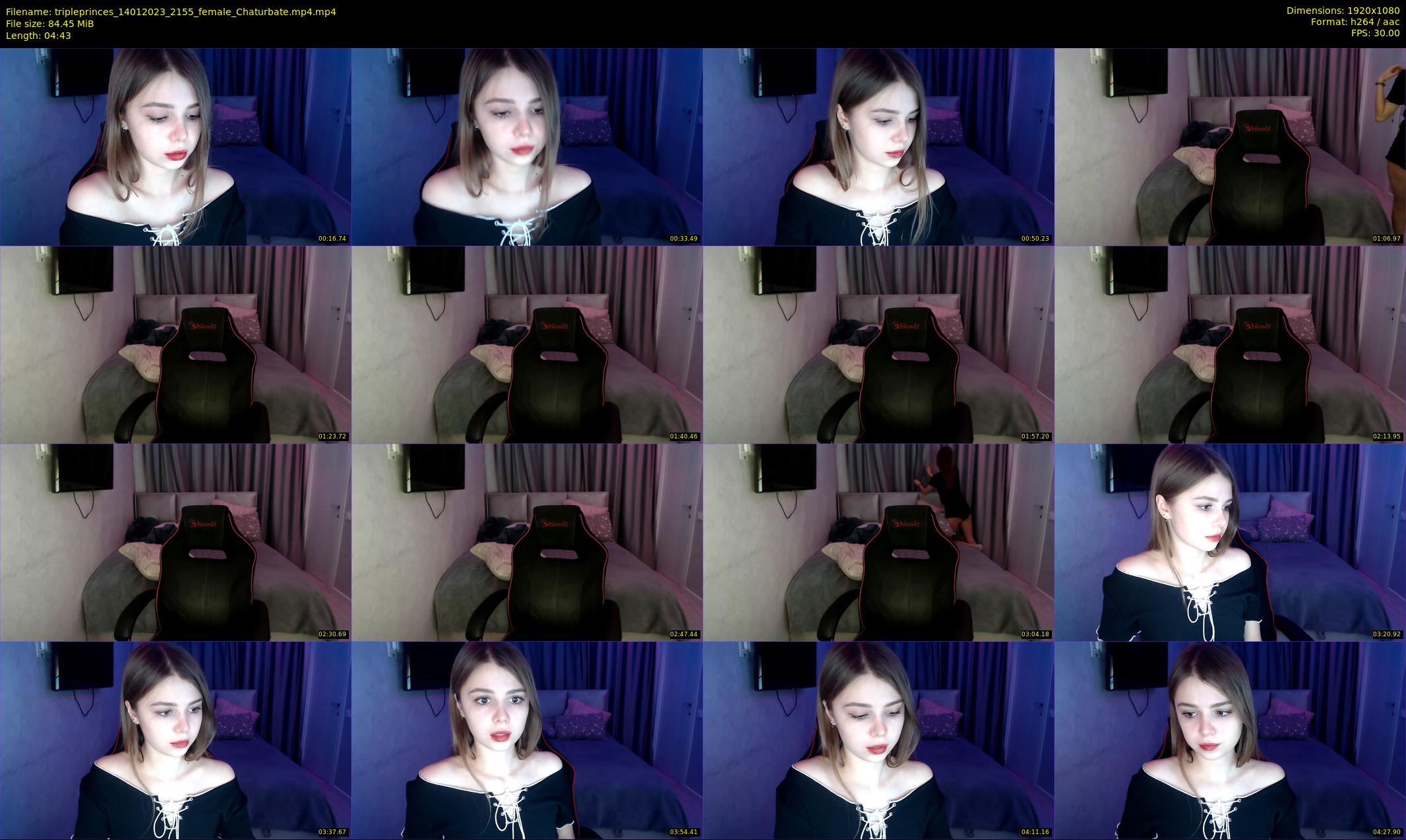 tripleprinces — 5 minute Chaturbate female cam show recording, 1080p, Jan 14, 2023