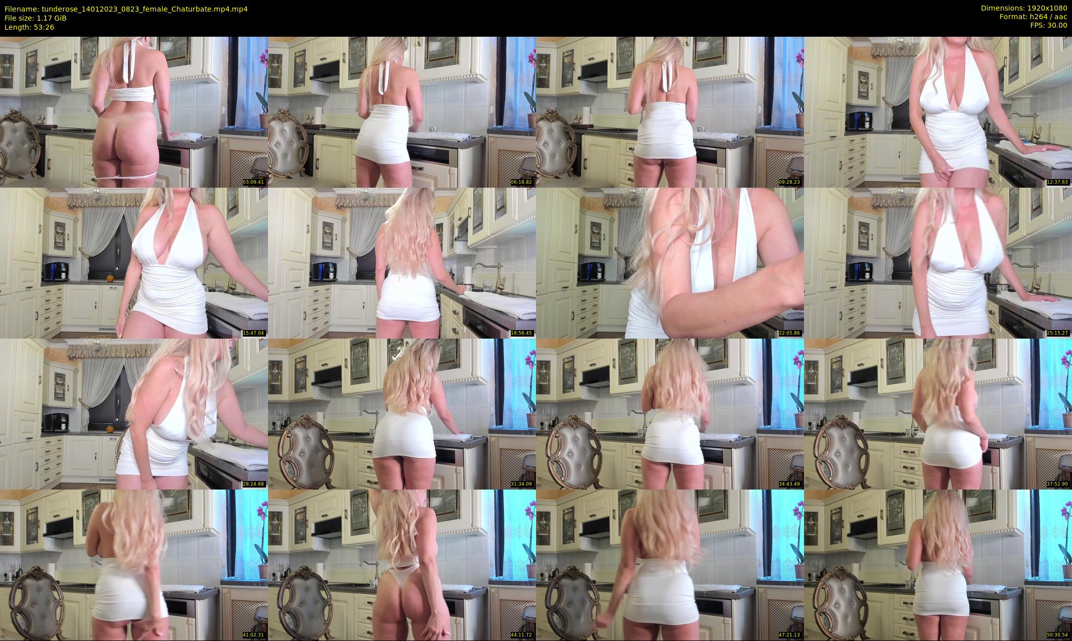 tunderose — 54 minute Chaturbate female cam show recording, 1080p, Jan 14, 2023