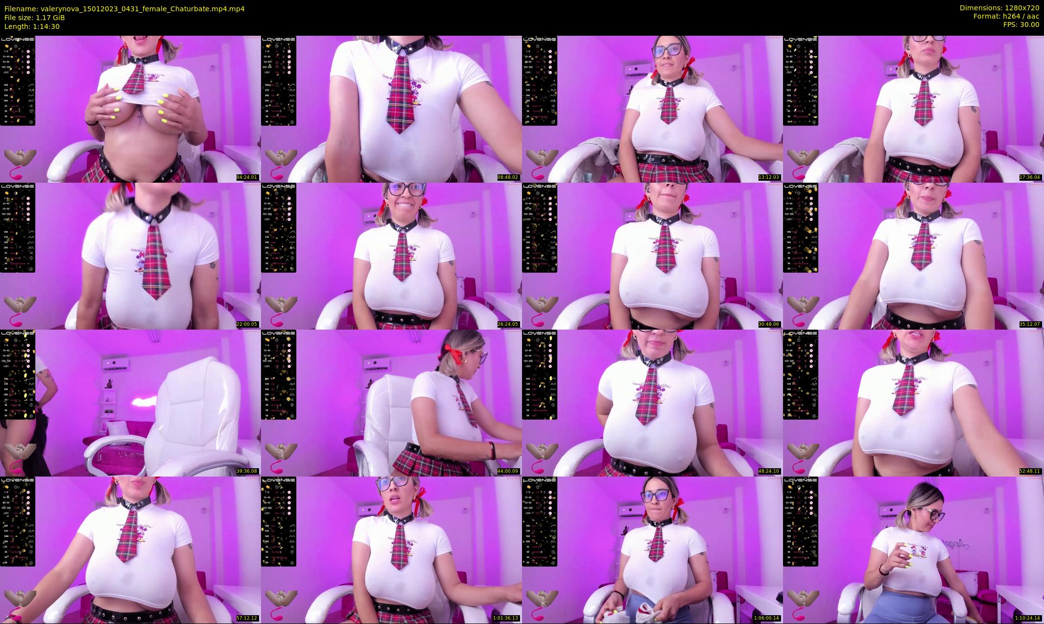 valerynova — 75 minute Chaturbate female cam show recording, 720p, Jan 15, 2023
