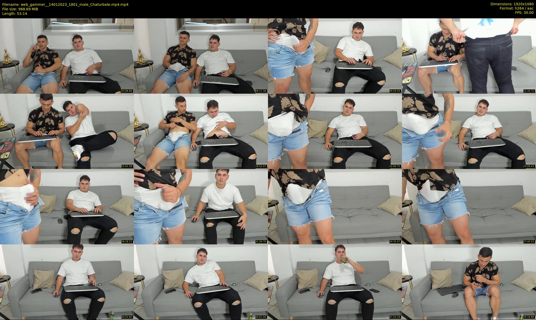 web_gammer_ — 54 minute Chaturbate male cam show recording, 1080p, Jan 14, 2023